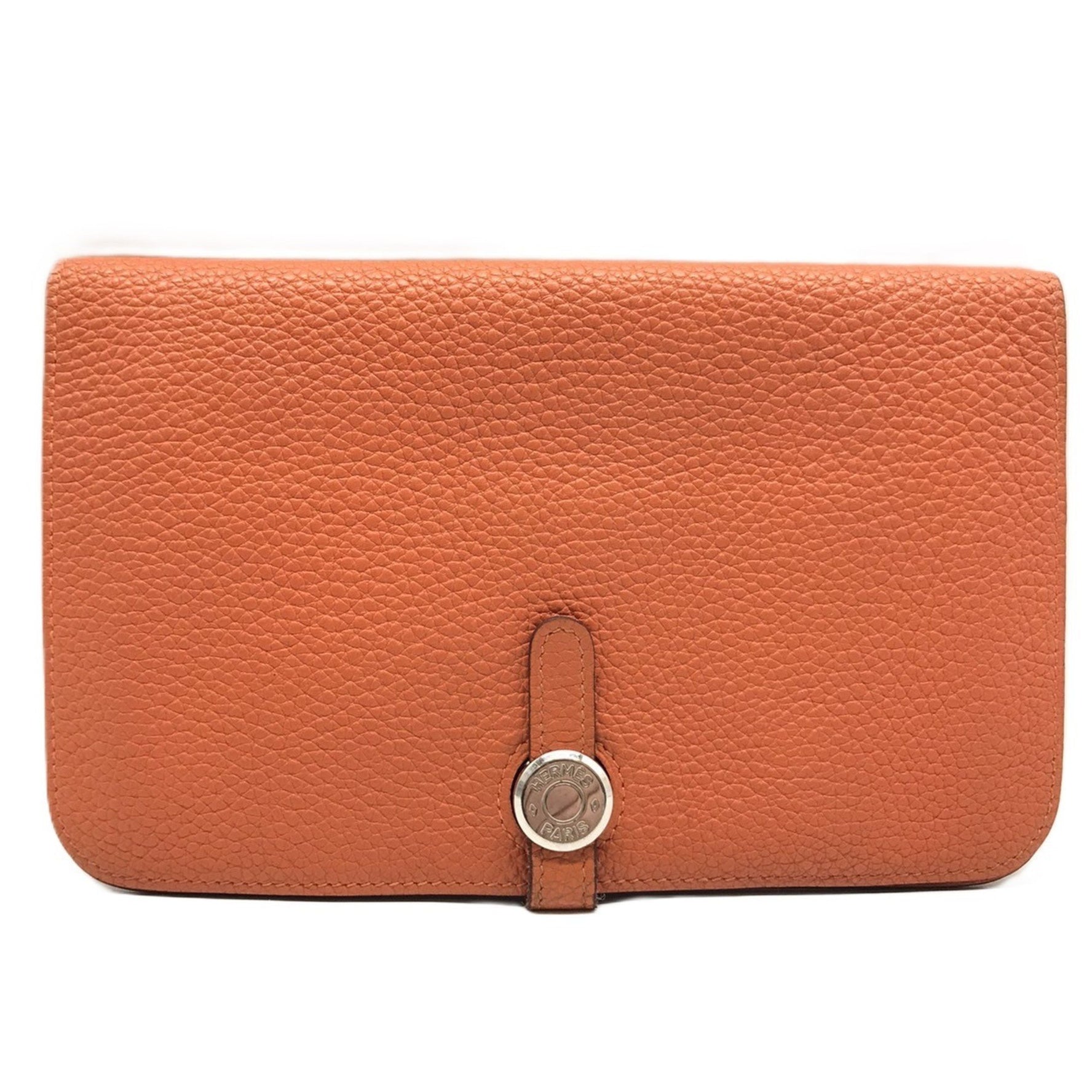 Hermes Dogon GM Taurillon Clemence Serie Leather Pouch H Stamp