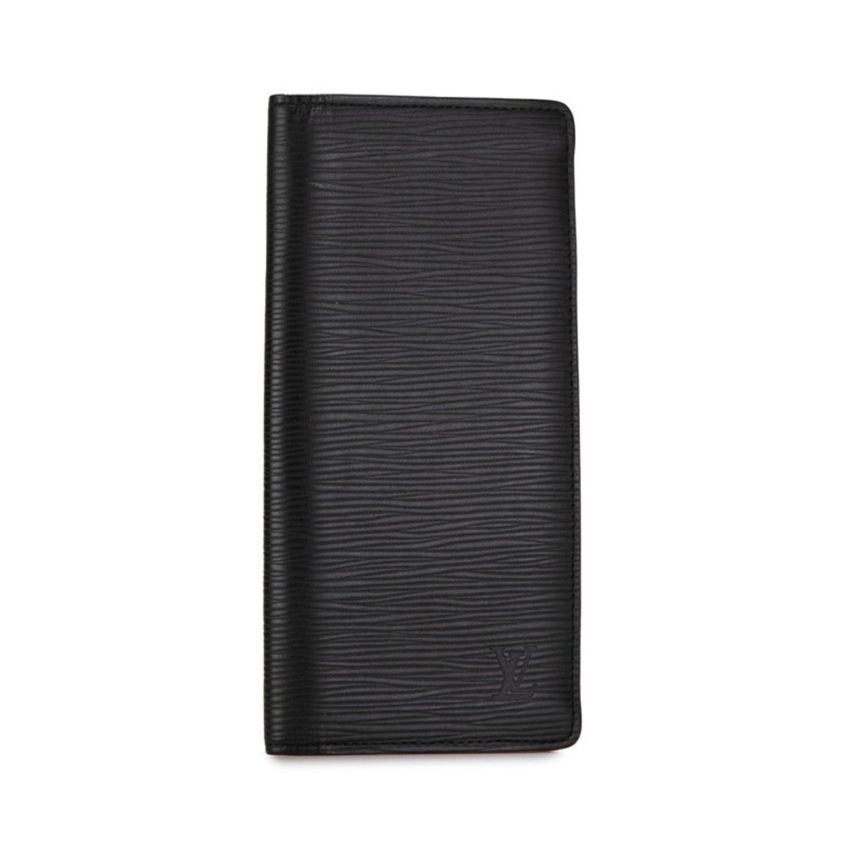 Louis Vuitton Epi Portefeuille Brazza Long Wallet Noir Black Leather