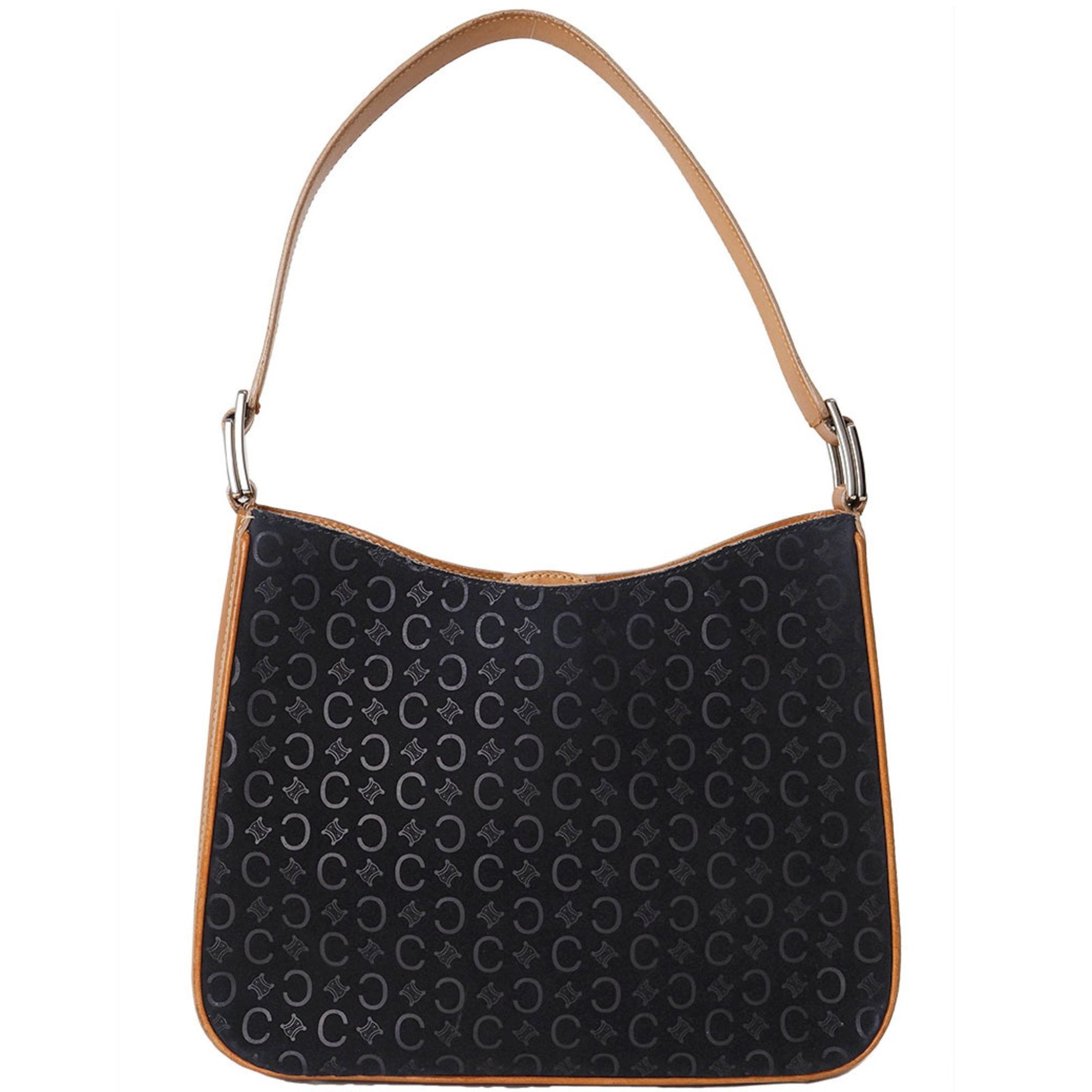 CELINE C-Blason Bag Suede