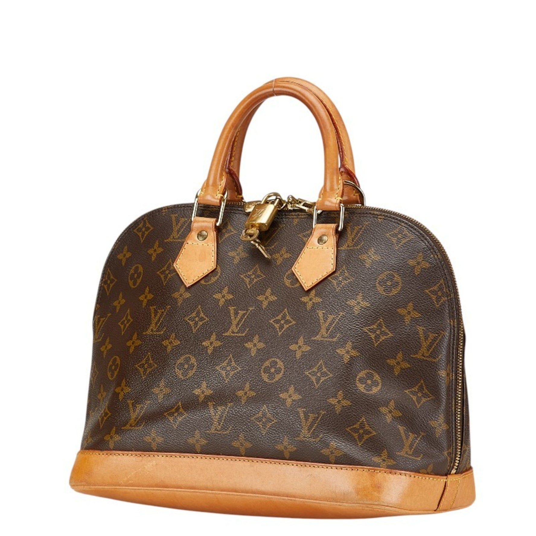 Louis Vuitton Monogram Alma PM Handbag PVC Leather