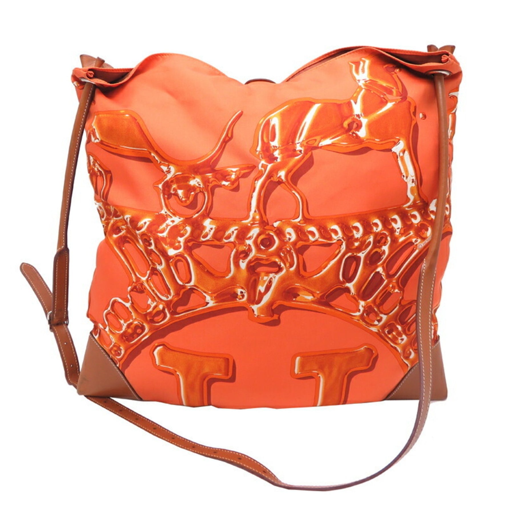 Hermes Silky City MM Shoulder Bag Silk