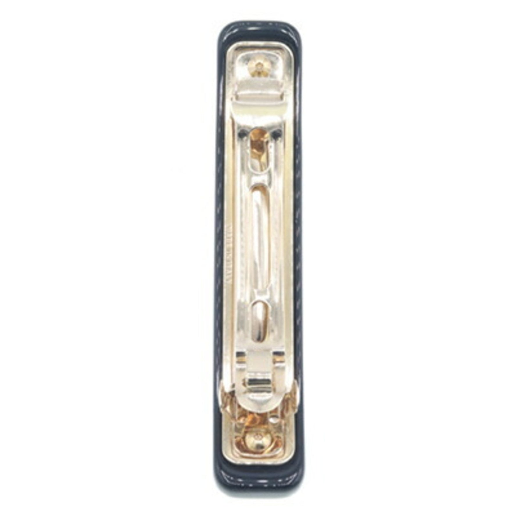 Prada Barrette Plex Hair Clip Methacrylate Brass Triangle