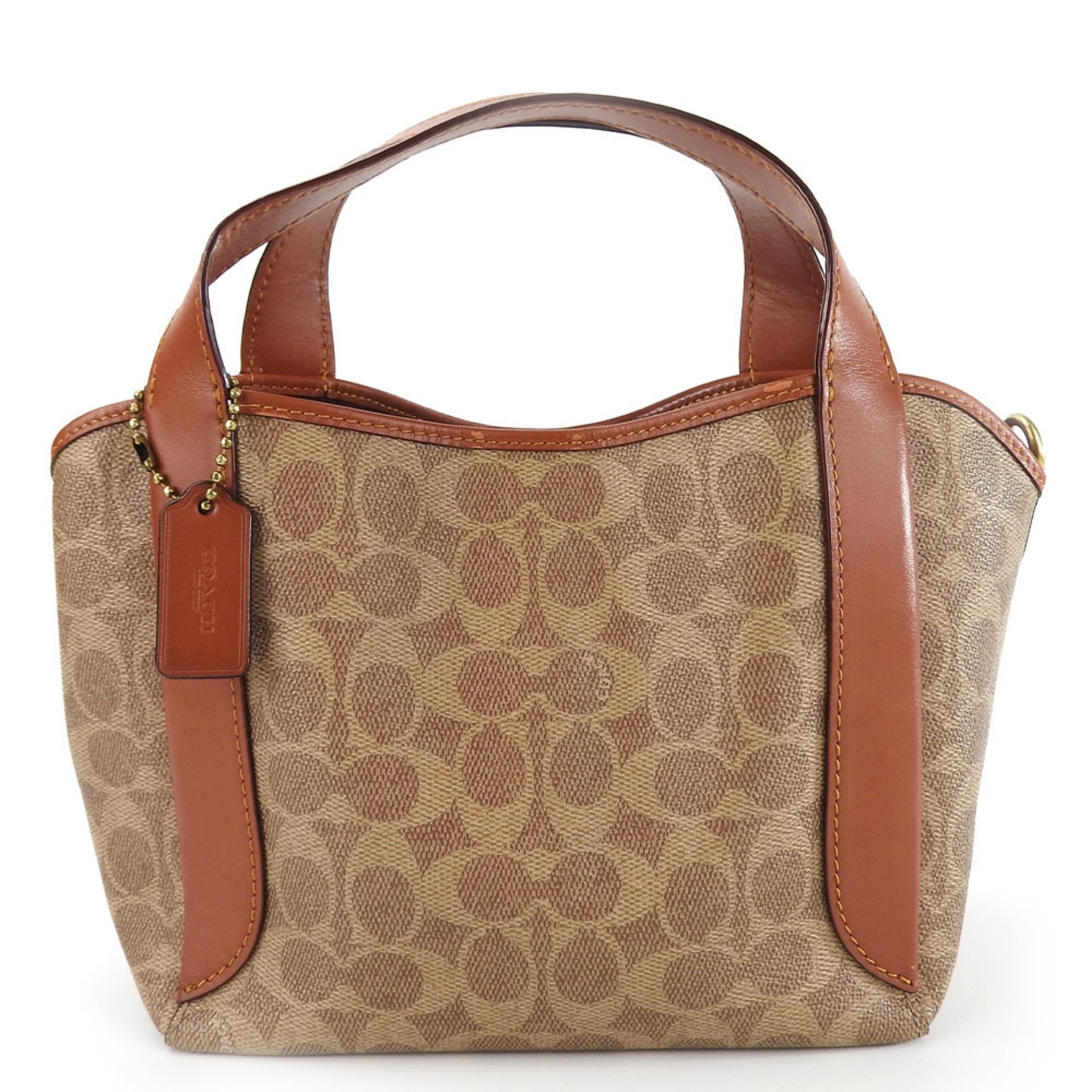 Coach handbag leather signature ladies