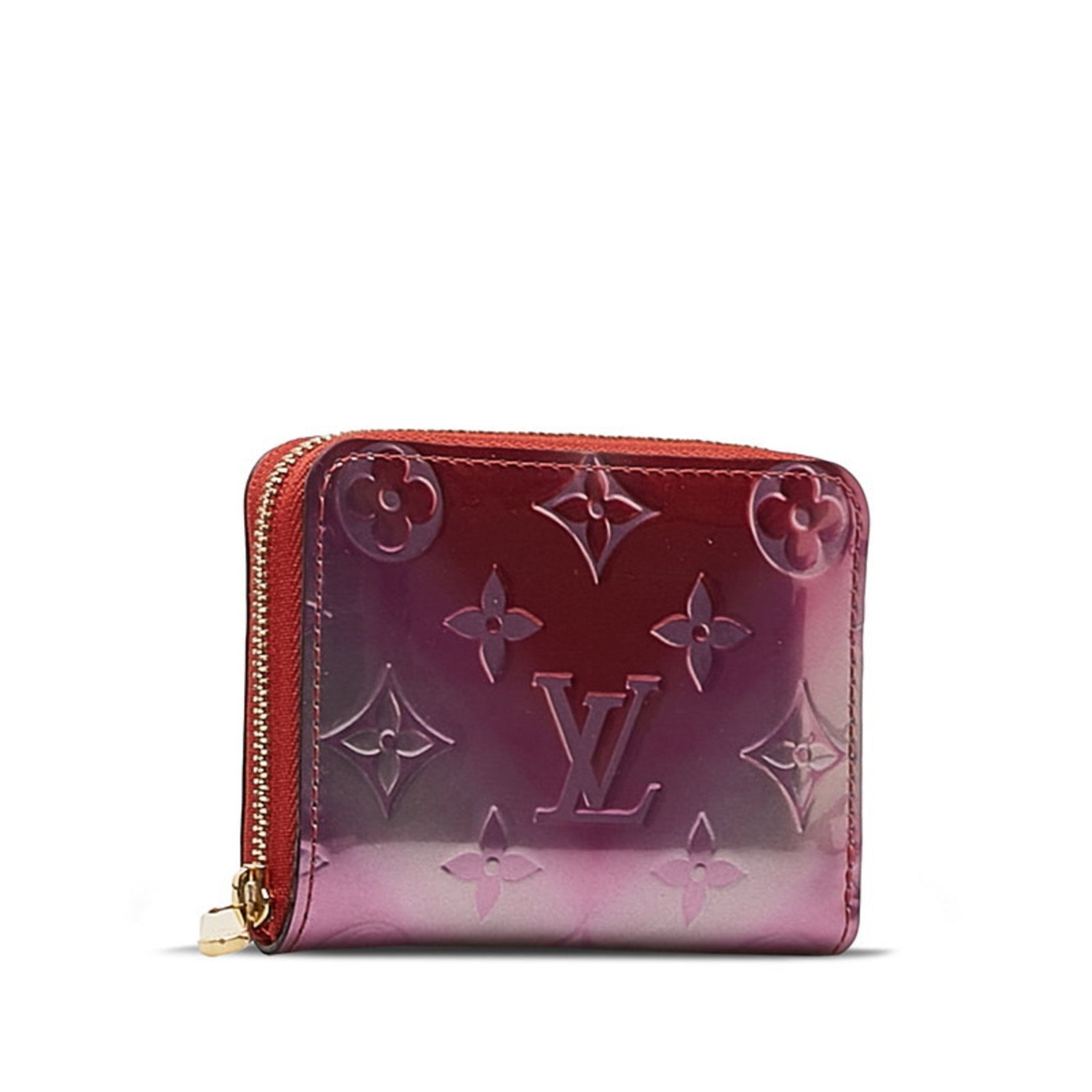 Louis Vuitton Vernis Zippy Coin Purse Valentine's Day Limited Edition Card Case Gradient Patent Leather