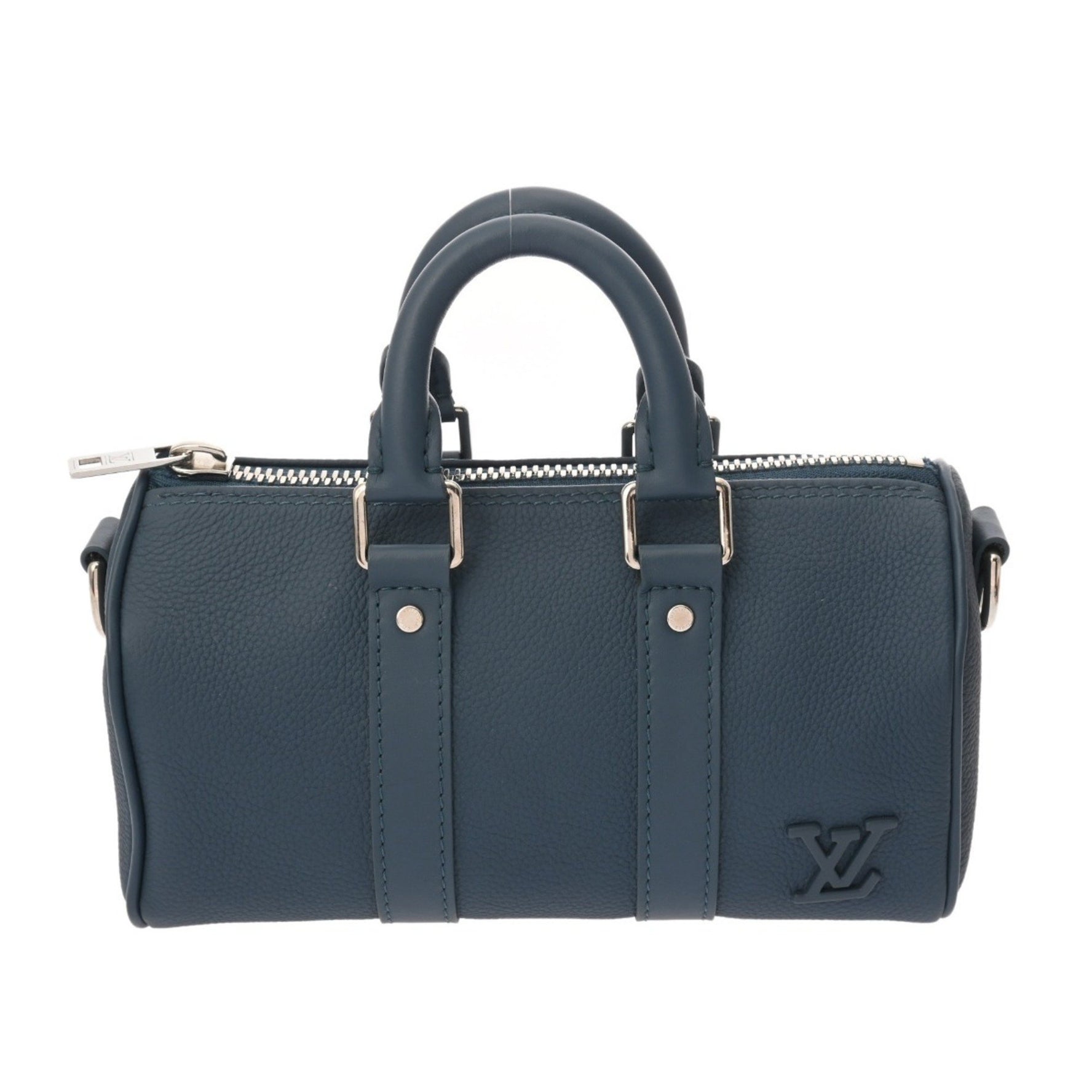 LOUIS VUITTON Aerogram Keepall XS Leather Handbag