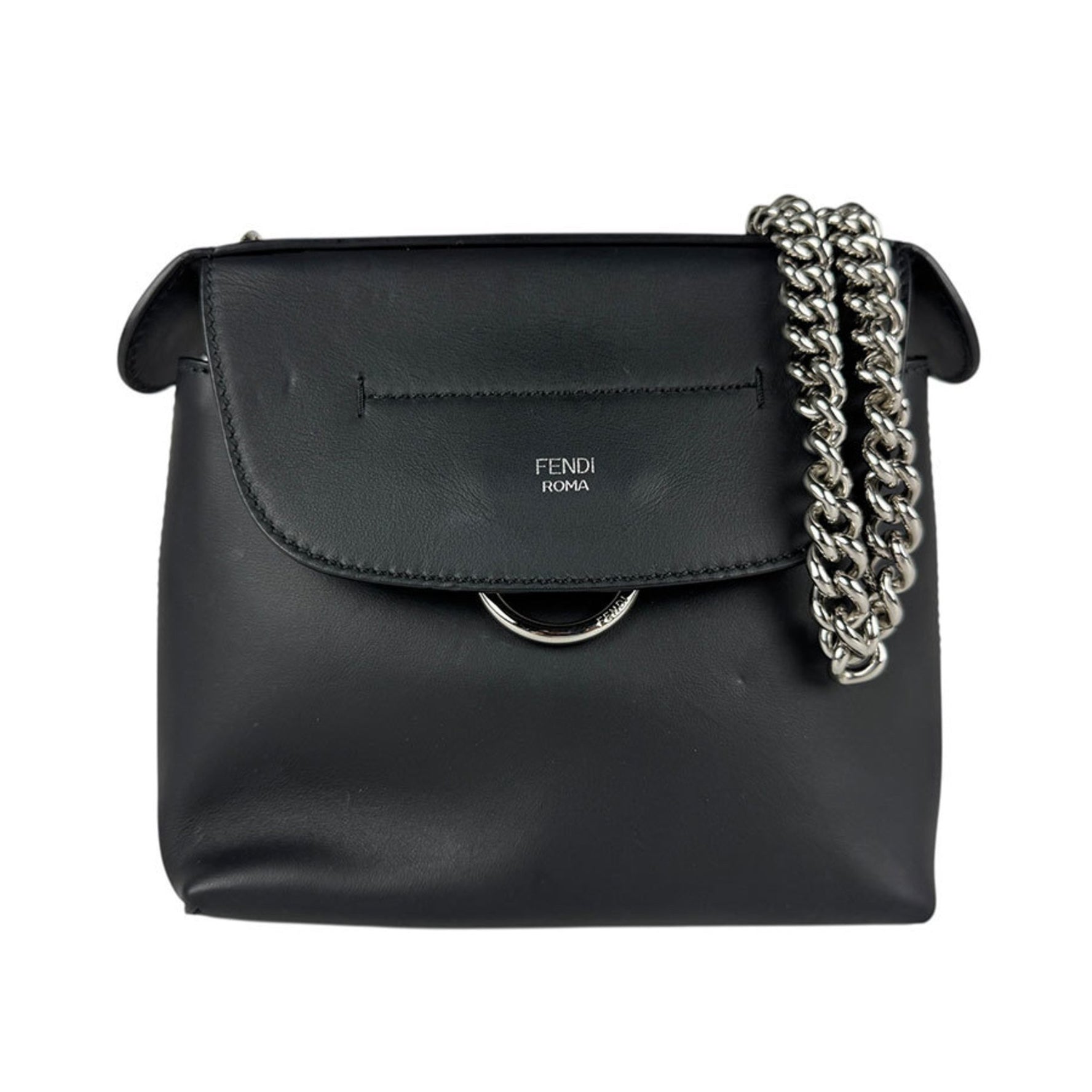 FENDI Back to School Leather Backpack