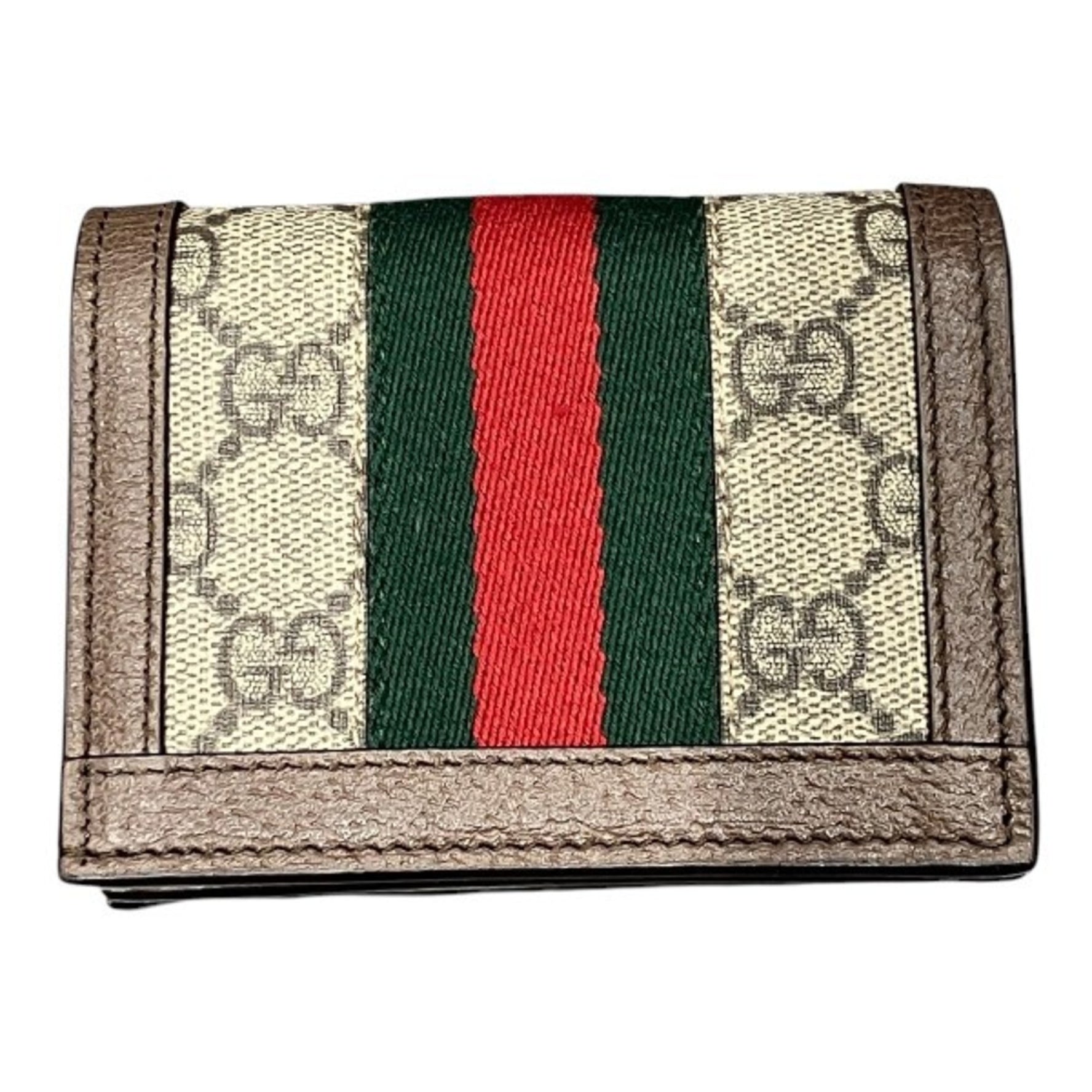 GUCCI Offdia GG Supreme Bi-fold Wallet