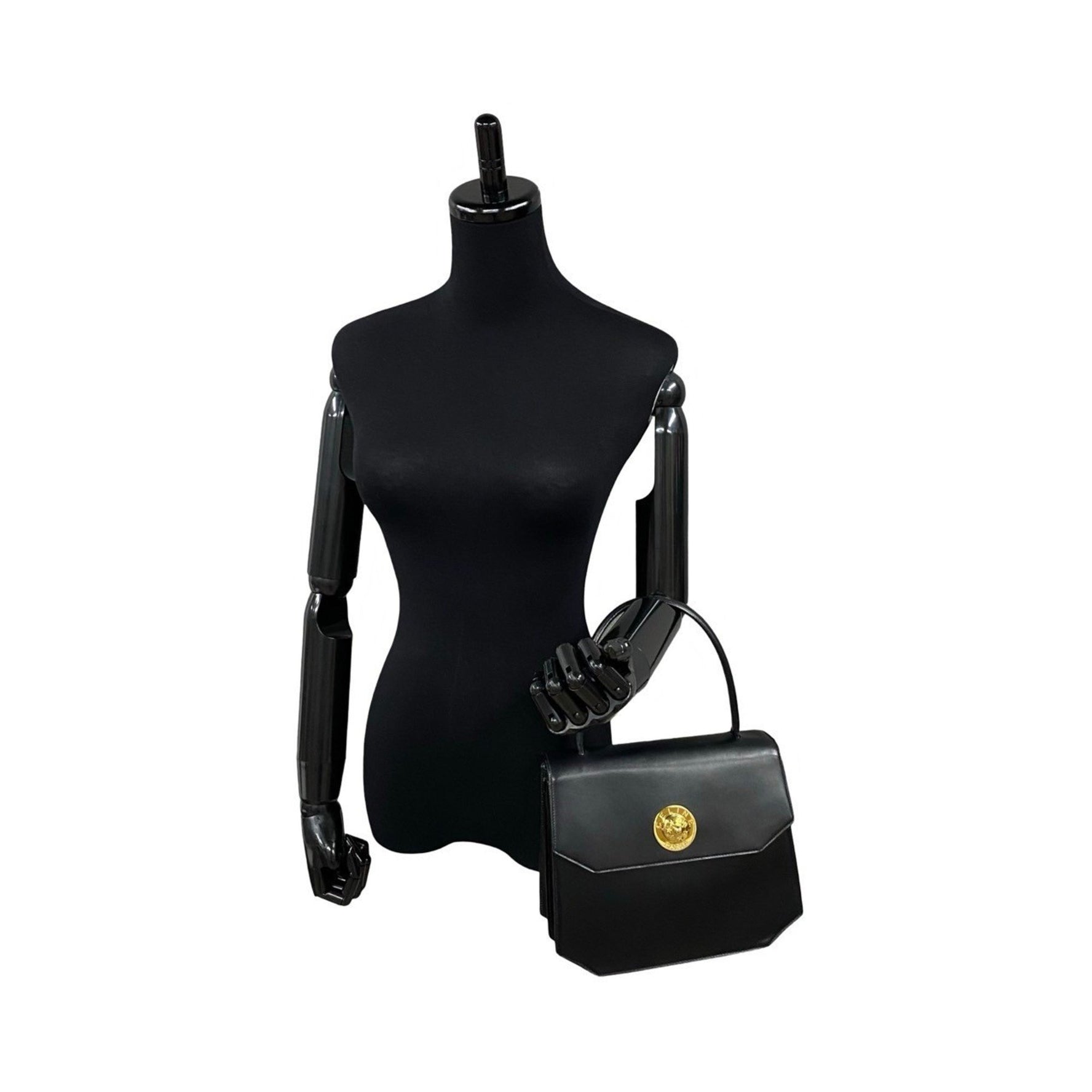 CELINE Star Ball Circle Hardware Calf Leather Handbag Mini Tote Bag