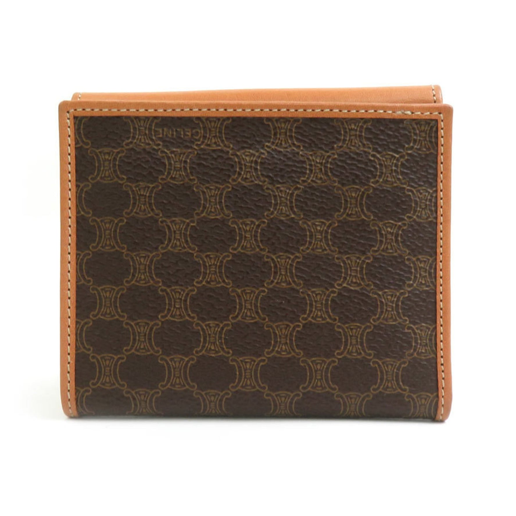 CELINE Bi-fold Wallet Macadam Leather Men's