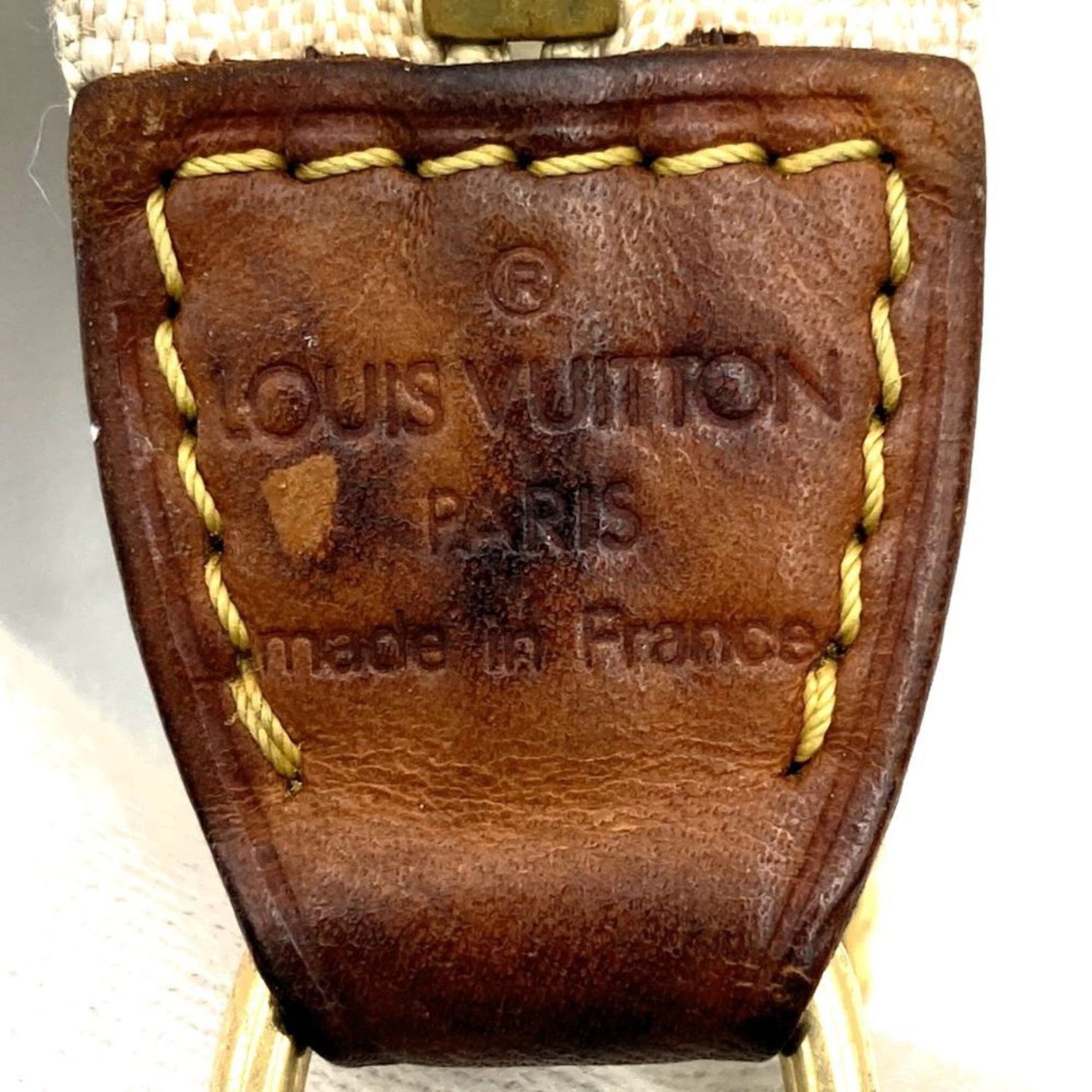 Louis Vuitton Mini Pochette Accessoires Pouch Damier Azur Canvas White