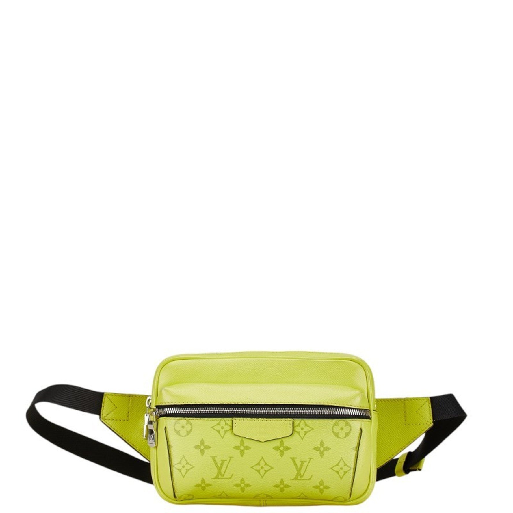 Louis Vuitton Monogram Taiga Rama Body Bag Waist Jaune Yellow PVC Leather