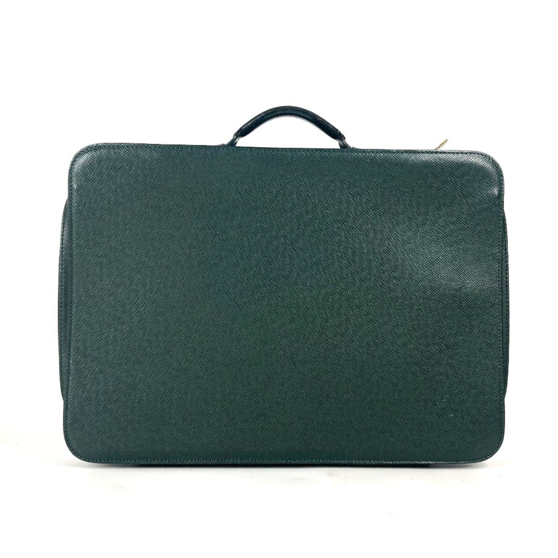 Louis Vuitton Taiga Baltic Document Bag Briefcase Handbag Business Leather Men's Episea Green