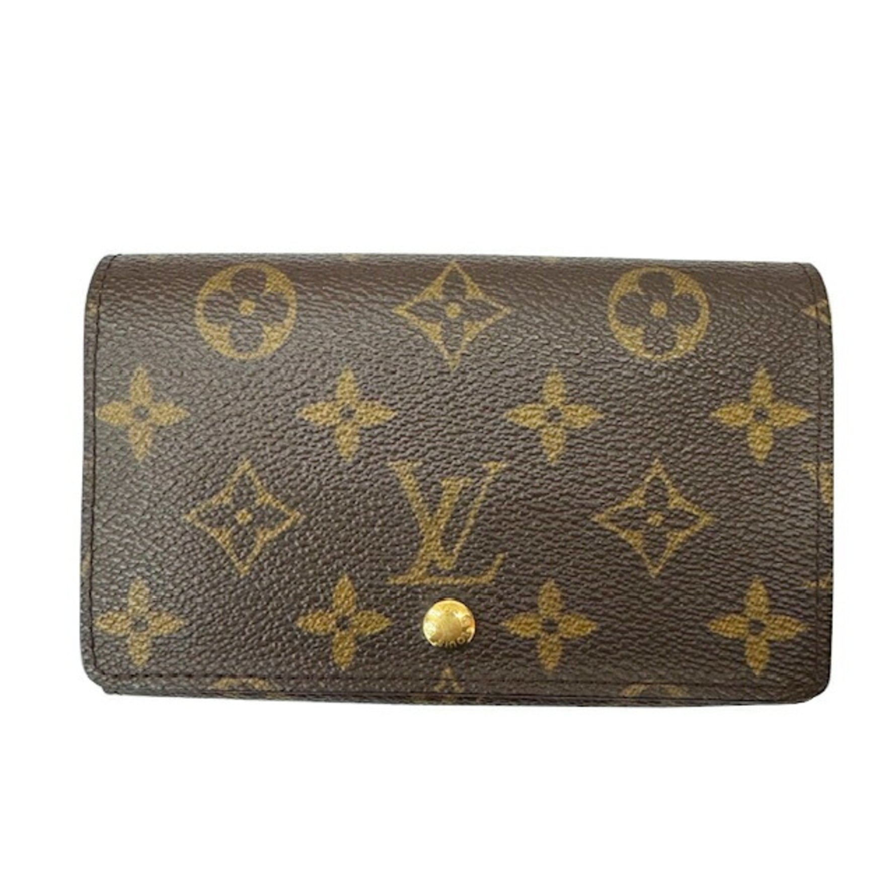 Louis Vuitton Portemonnay Biet Tresor L-shaped fold wallet Monogram Men's
