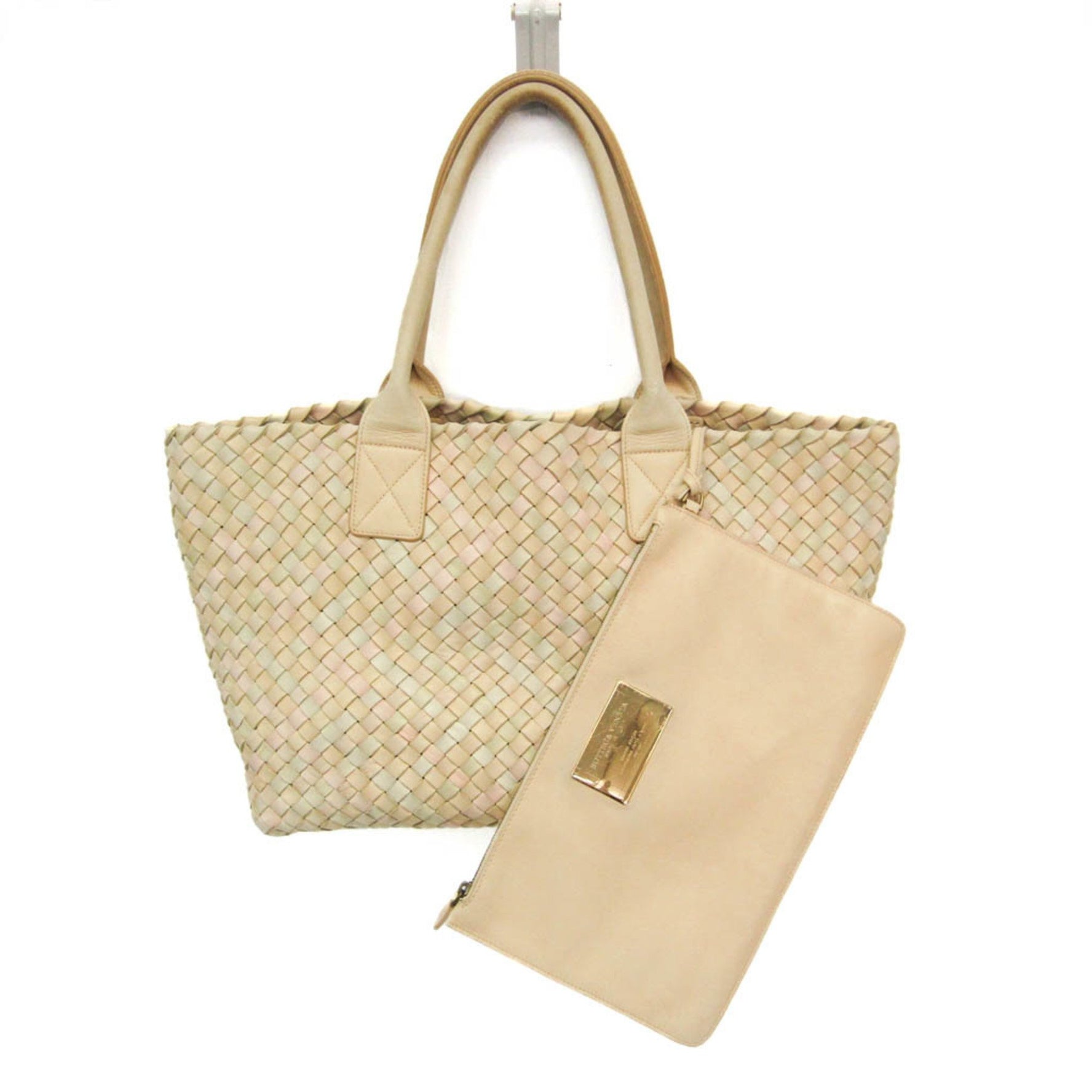 Bottega Veneta Intrecciato Cabas PM Women,Men Leather Tote Bag