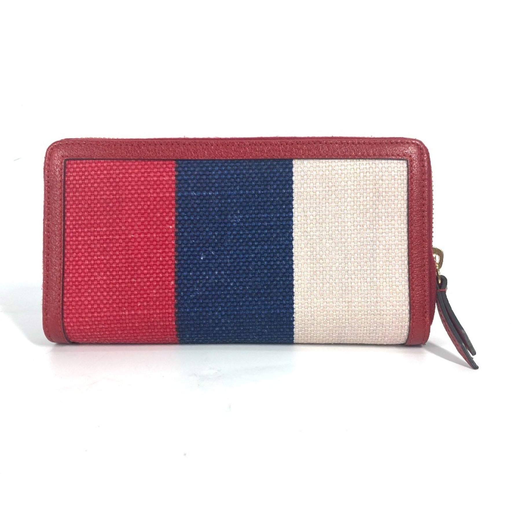 Gucci Long wallet Zip Around Long Wallet White x blue