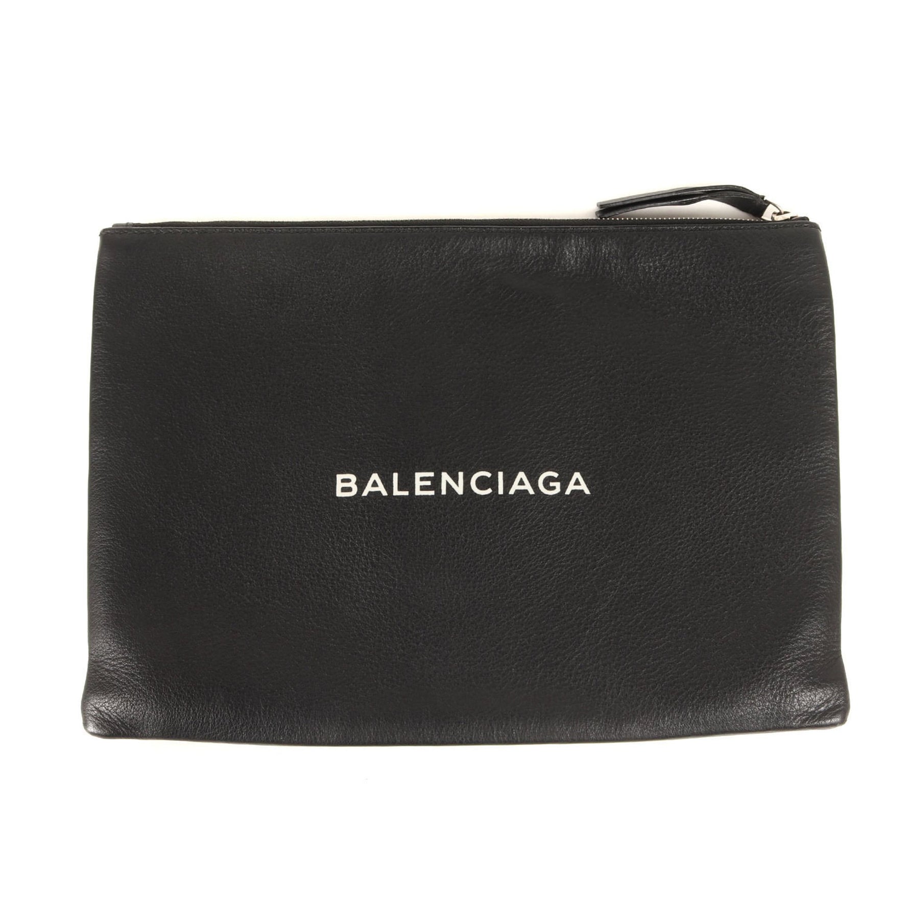 BALENCIAGA Leather Clutch Bag