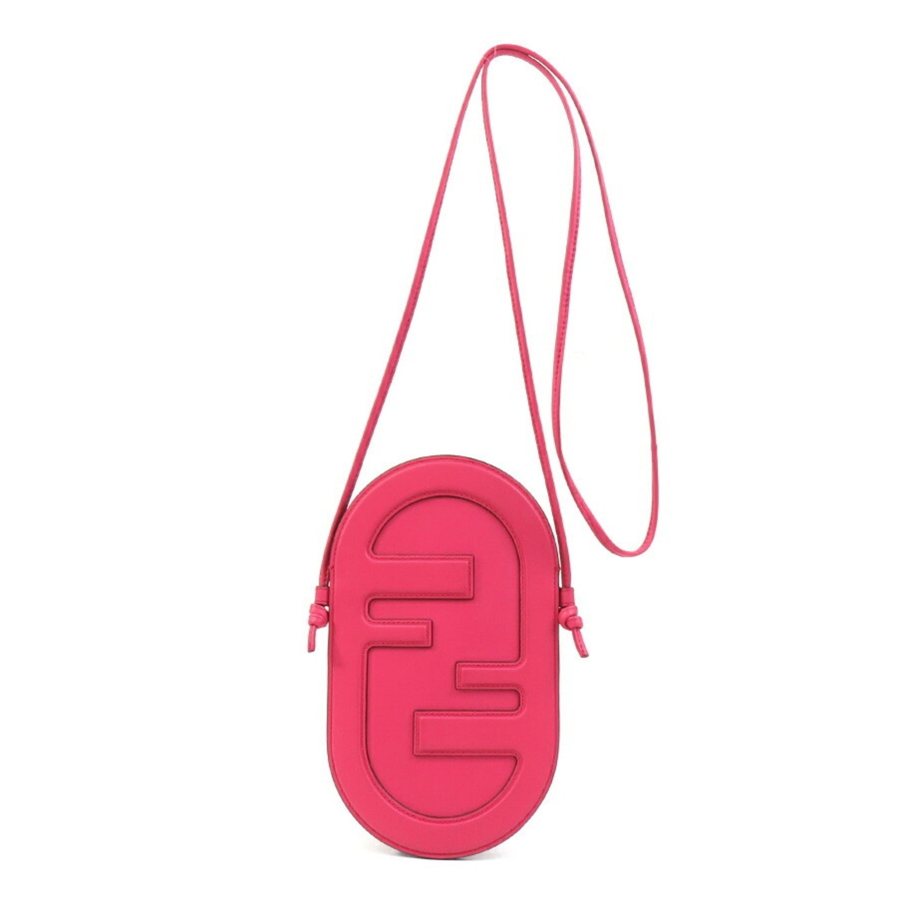 FENDI smartphone case leather pink men's women's