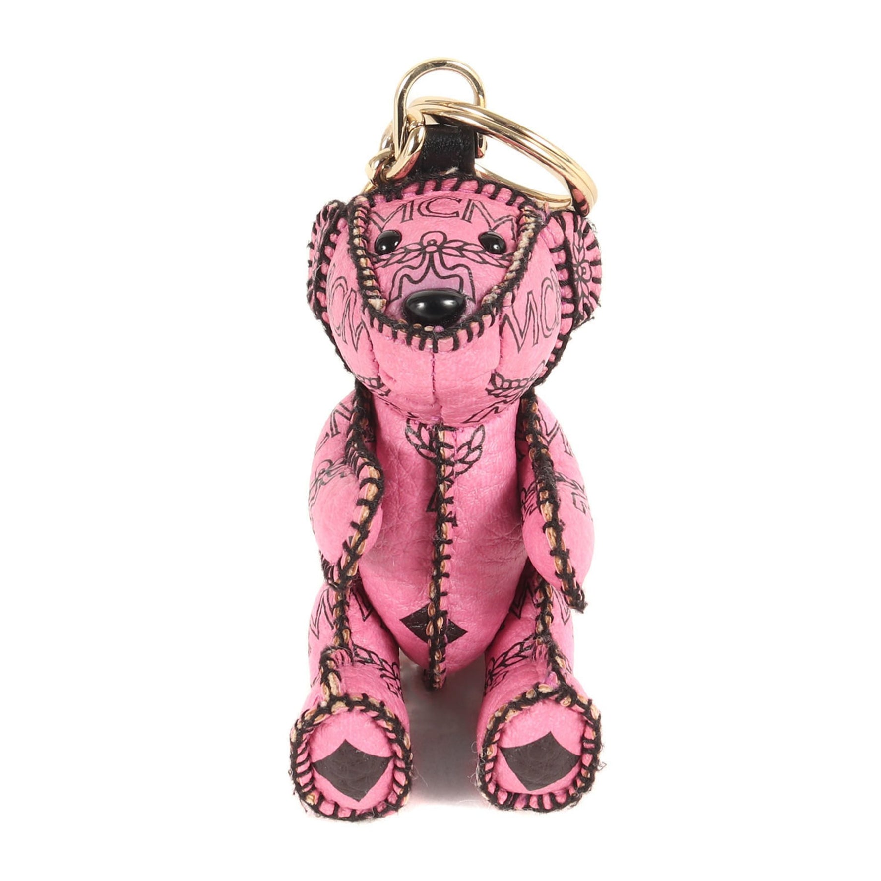 MCM Visetos Pattern Bear Keychain Charm Accessories Goods