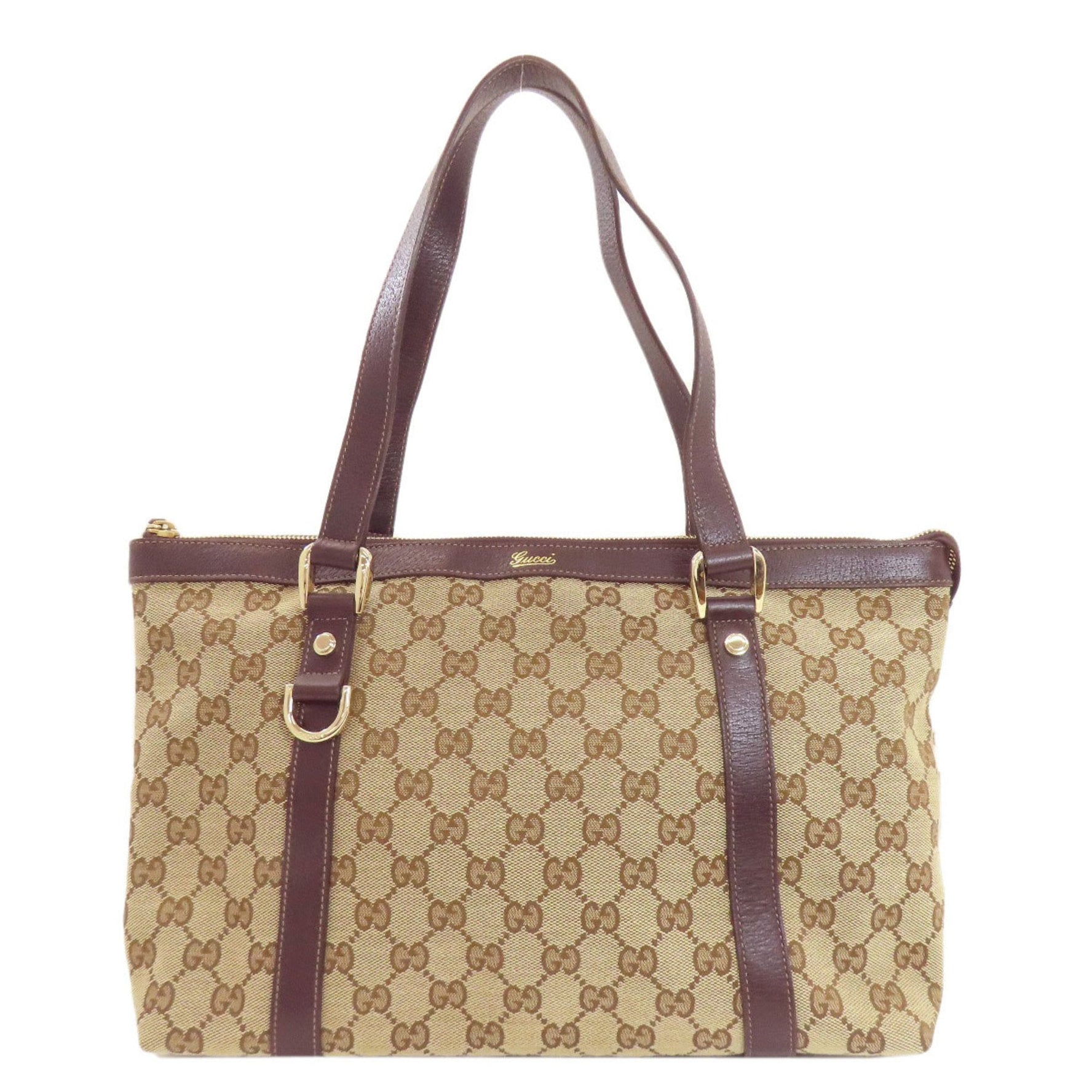 Gucci GG Tote Bag Canvas/Leather