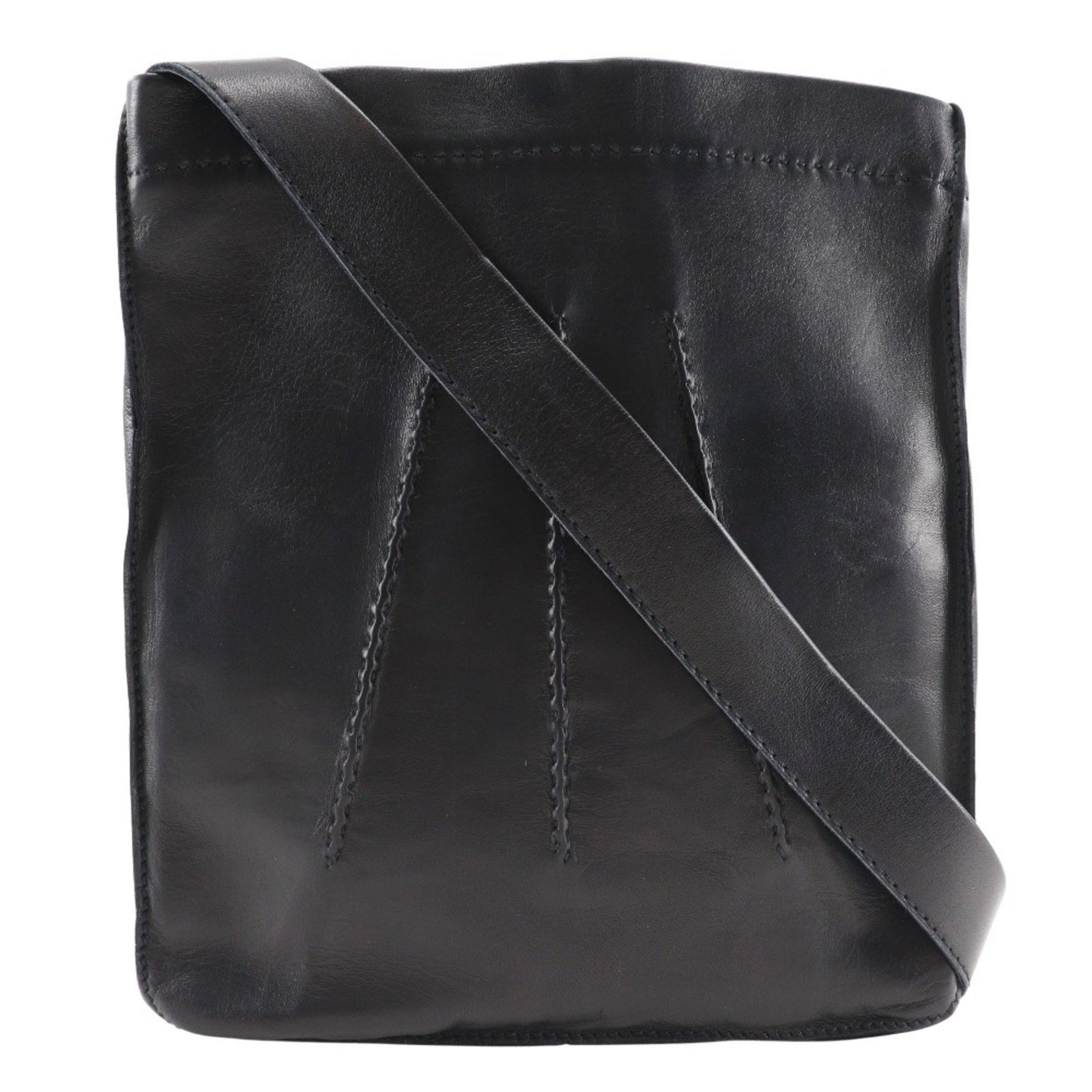 Hermes Toudu Shoulder Bag Calf Snap Button Unisex