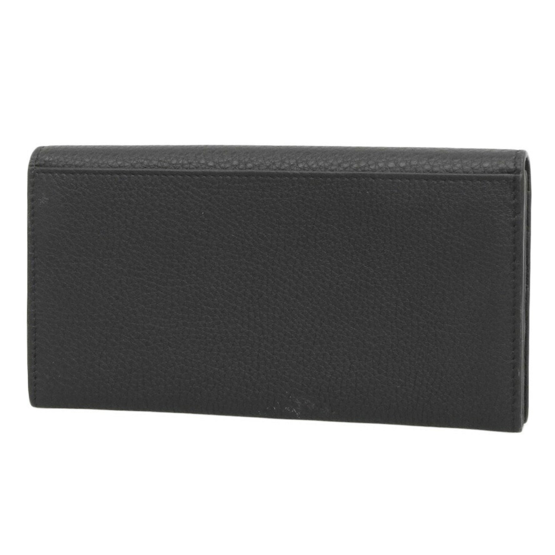 Fendi FF folio long wallet leather