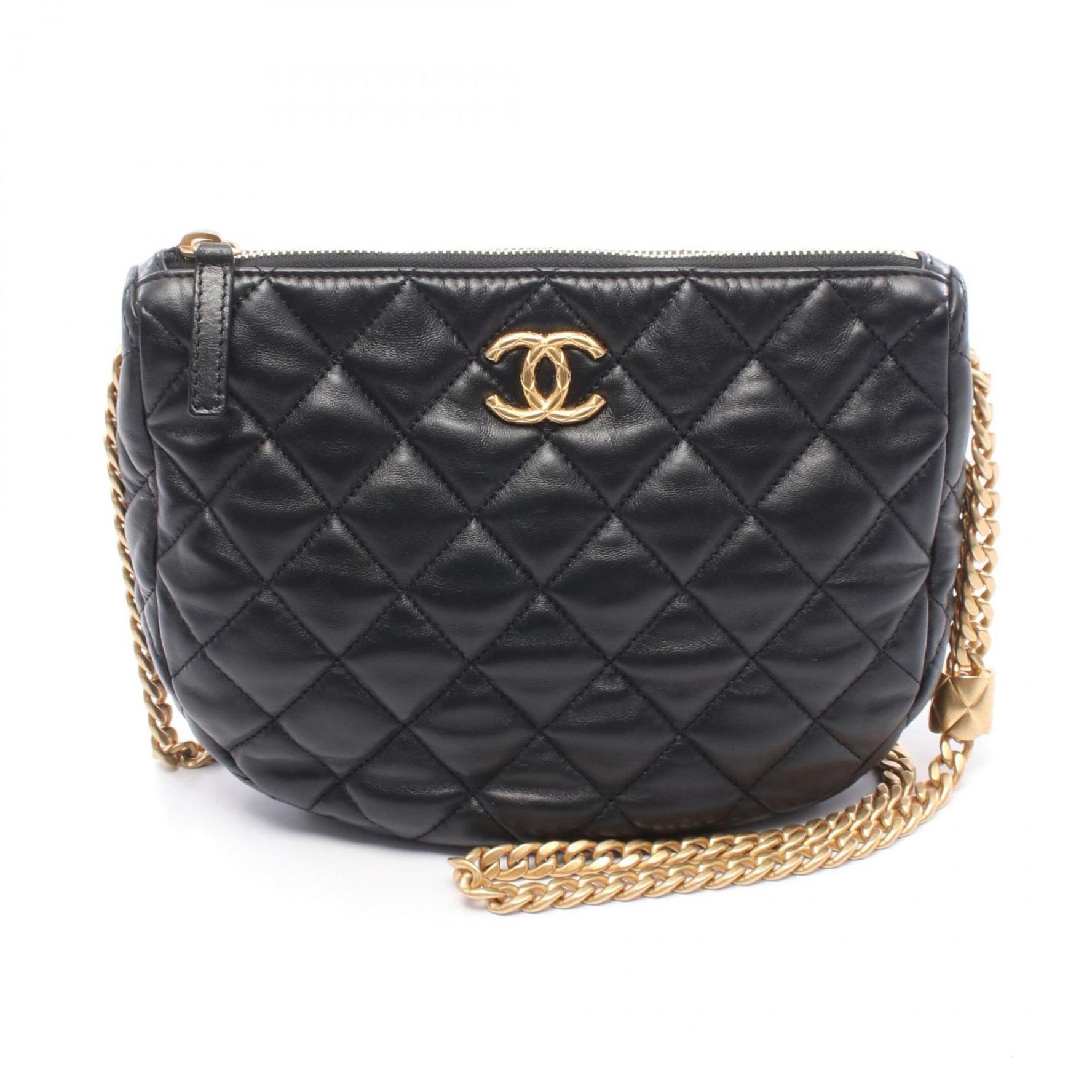 CHANEL Matelasse Shoulder Bag, Lambskin Leather