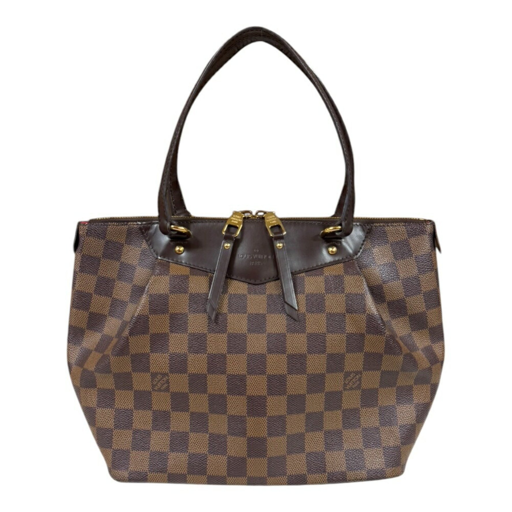 Louis Vuitton Westminster PM Damier Shoulder Bag Canvas Brown