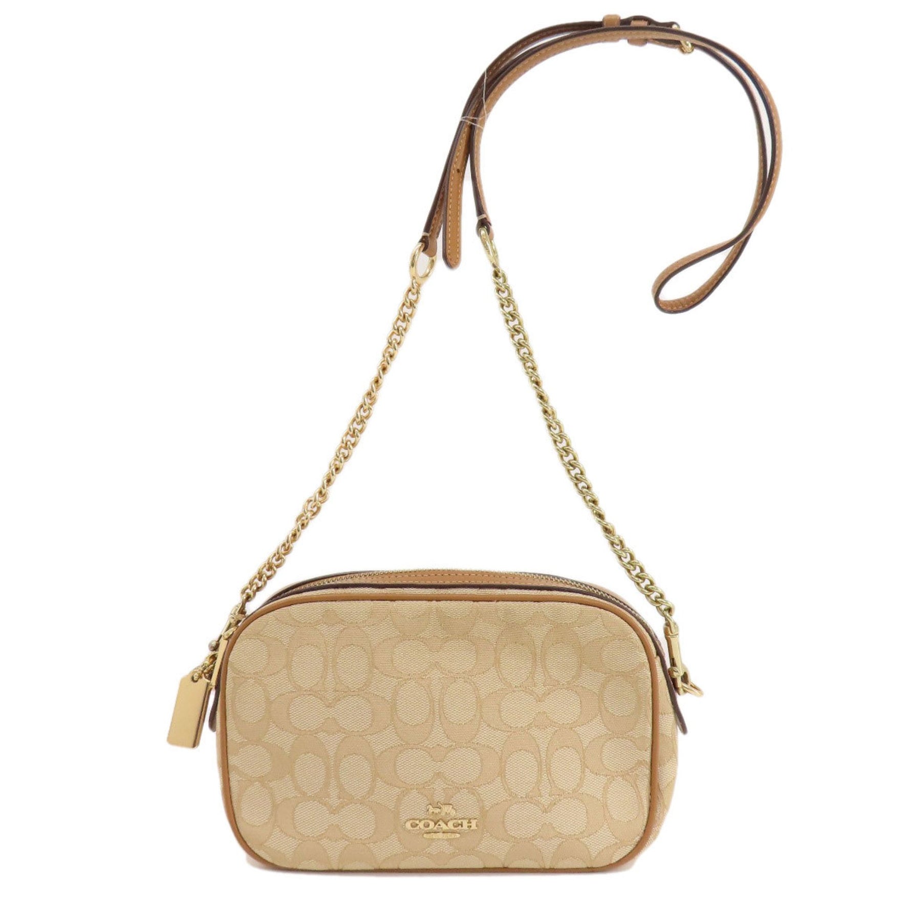 Coach Signature Shoulder Bag Canvas