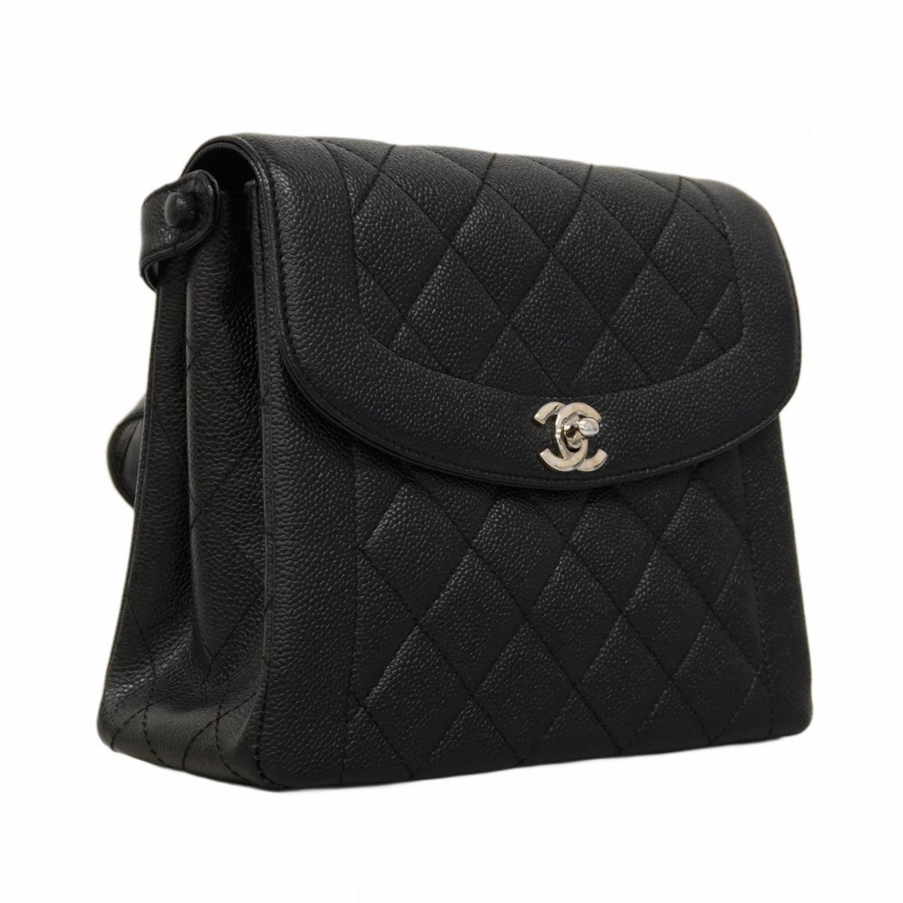 Chanel Matelasse Shoulder Bag in Caviar Skin