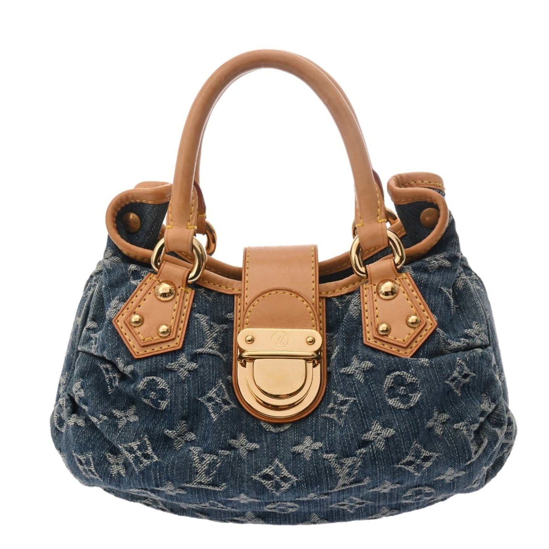 LOUIS VUITTON Monogram Denim Mini Pretty Handbag