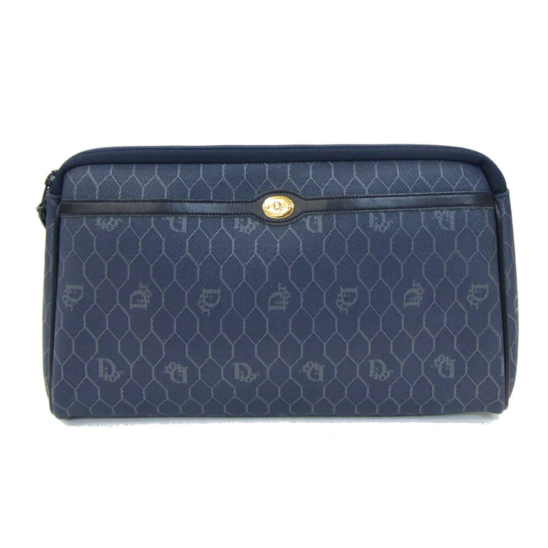 Christian Dior Dior Clutch Bag PVC Leather Second Old DIOR