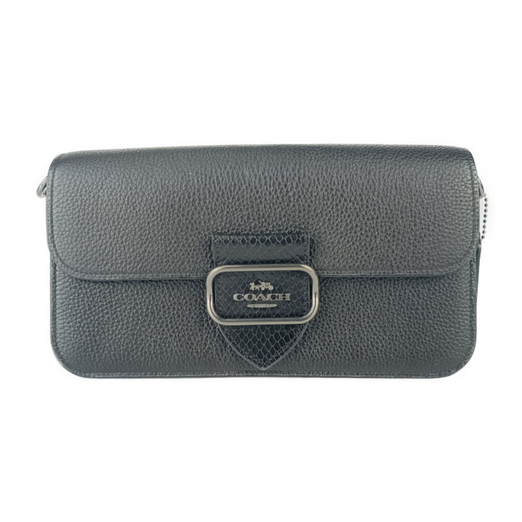 COACH Morgan Shoulder Bag Refined Pebble Leather