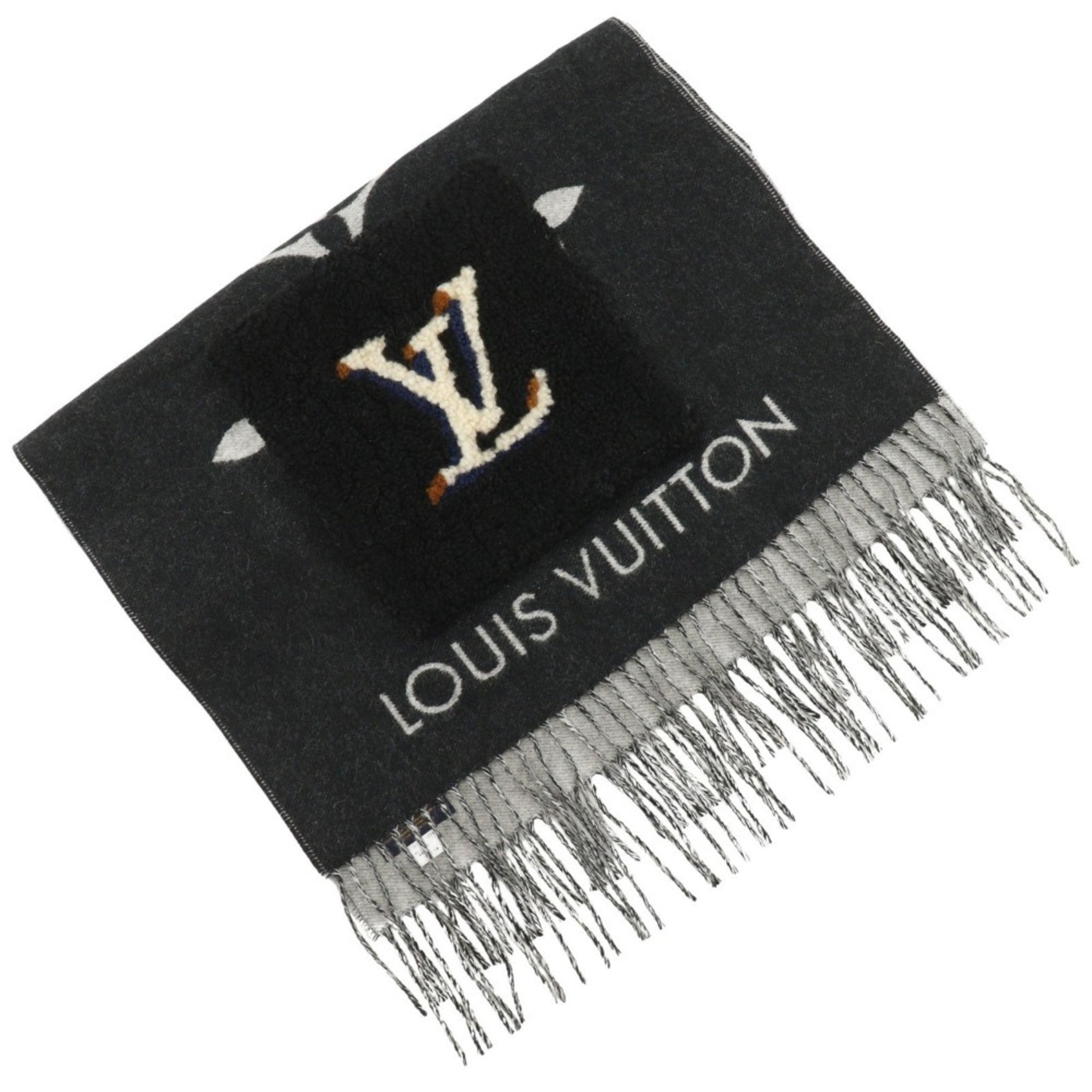 Louis Vuitton Echarpe Cold Reykjavik Scarf Mouton Teddy Cashmere
