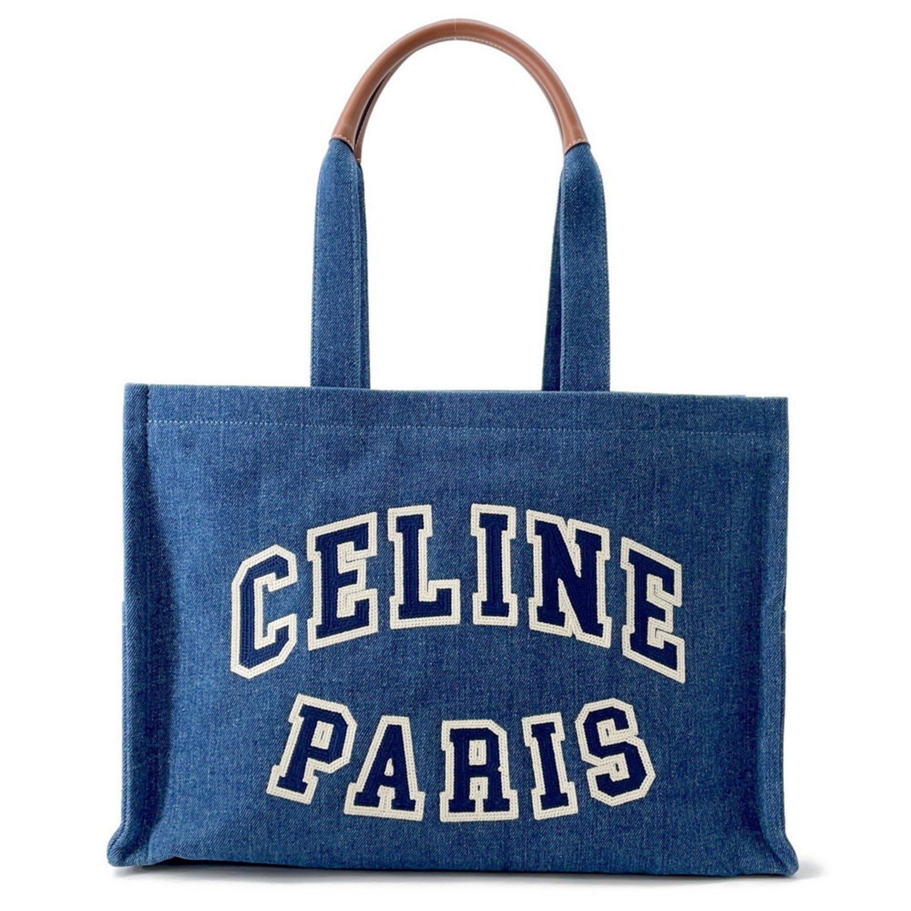 CELINE Tote Bag Large Cabas Denim