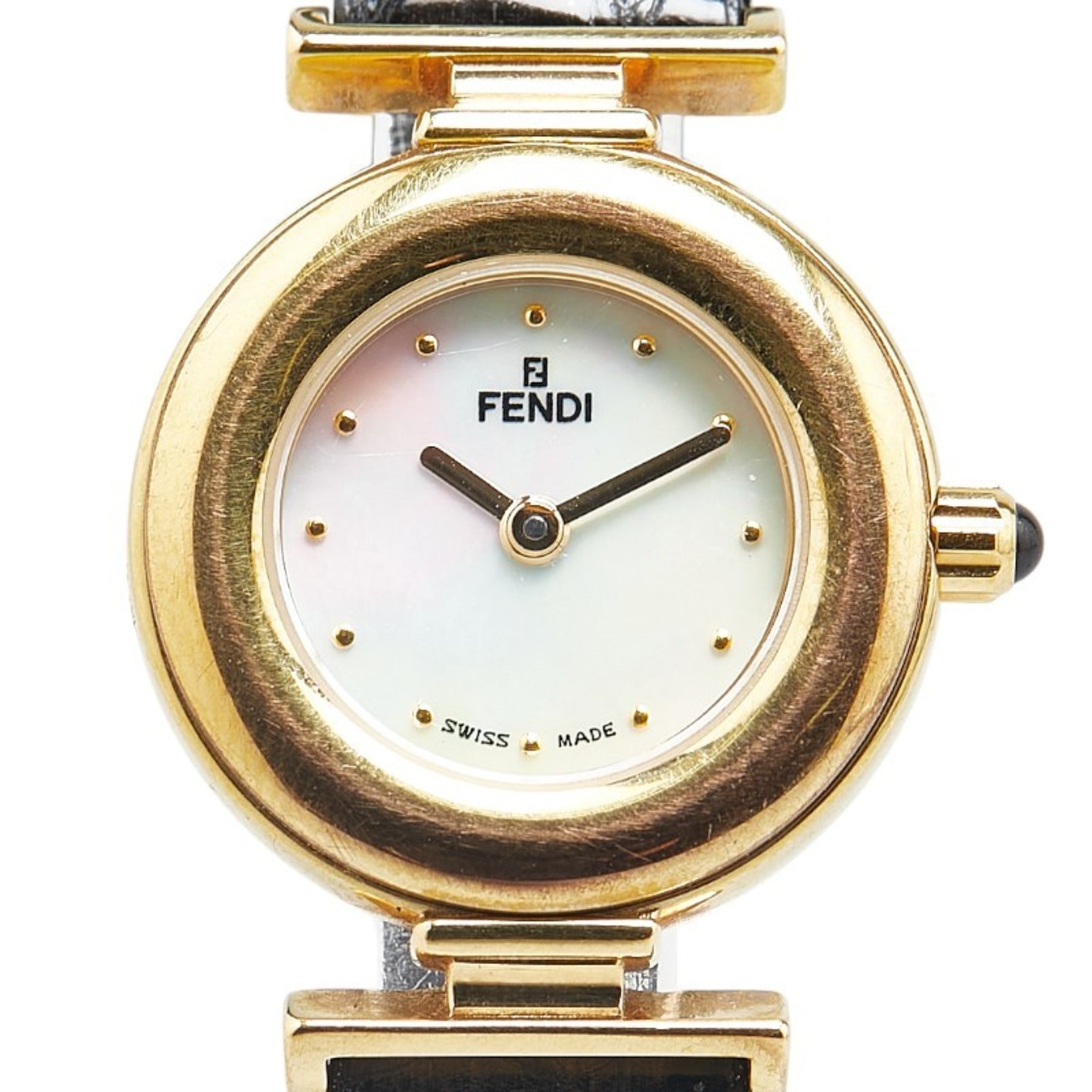 Fendi Belt (non-genuine) Watch Quartz White Dial Stainless Steel