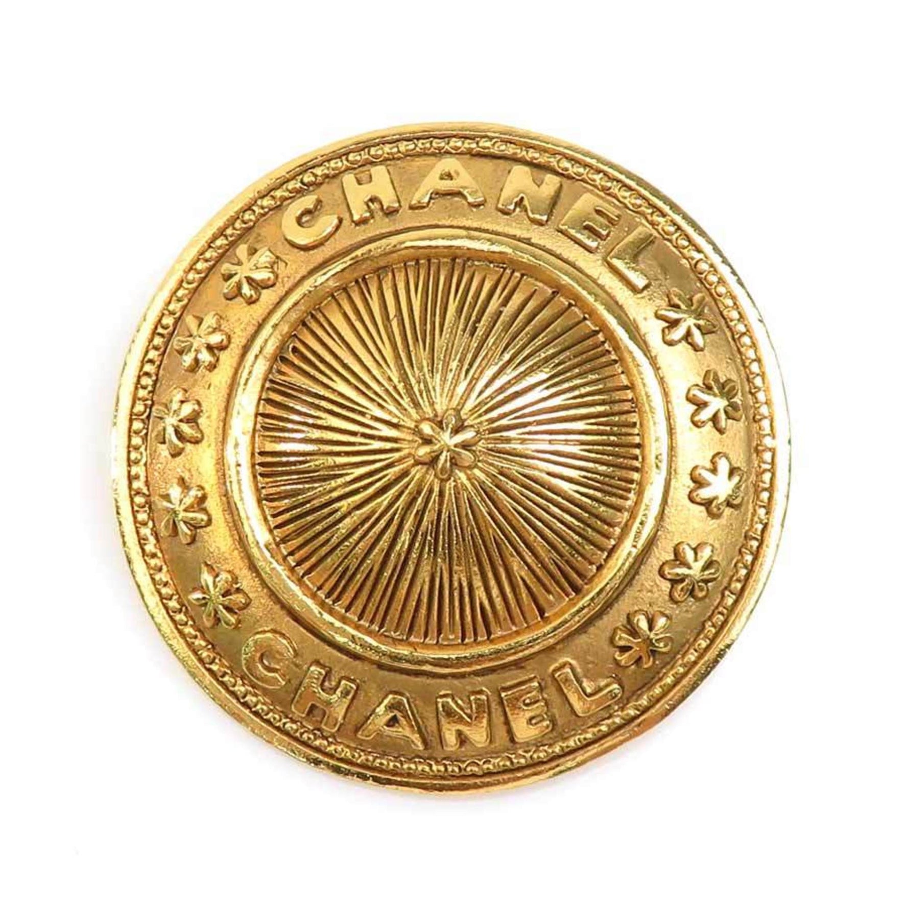 CHANEL Brooch Metal