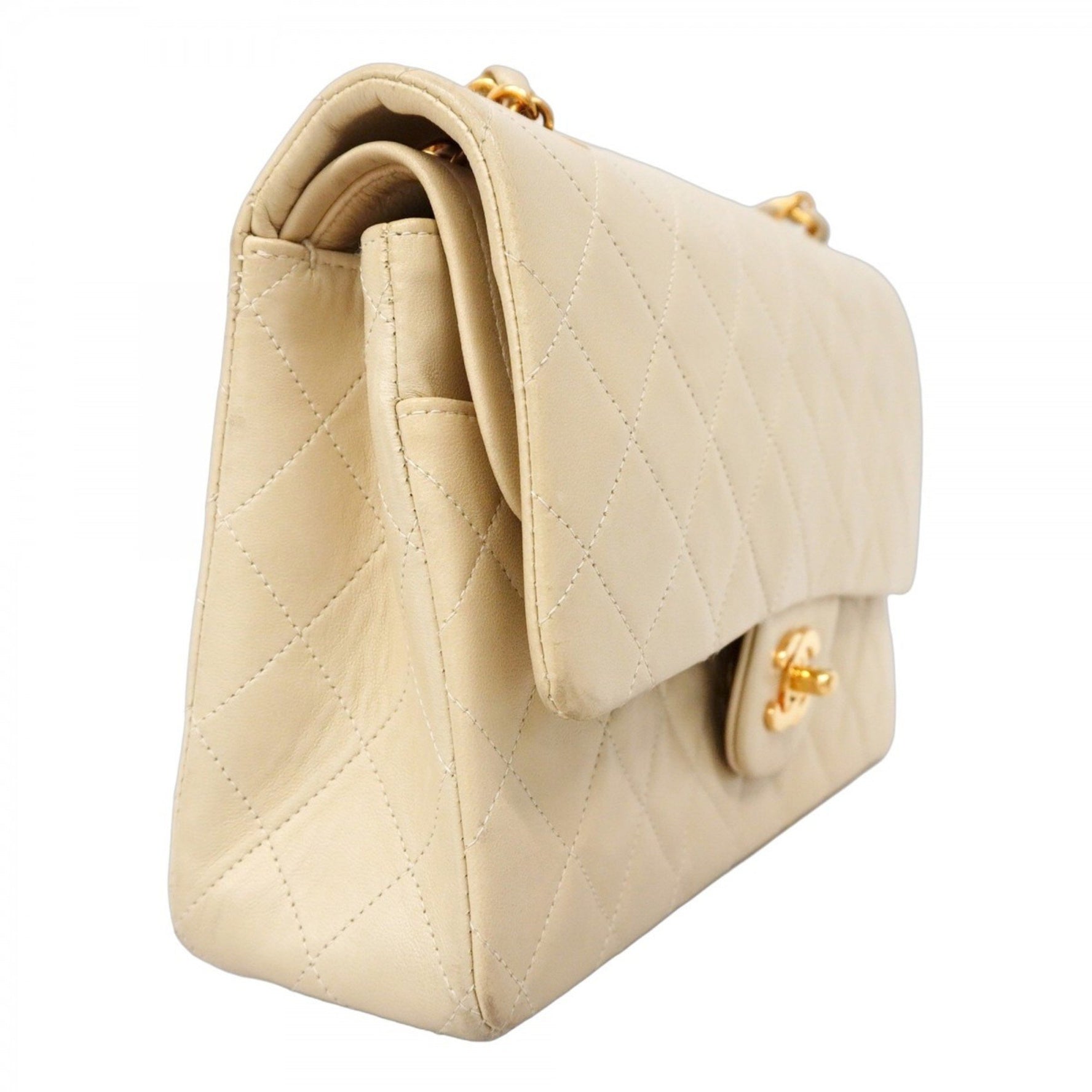 Chanel Matelasse Shoulder Bag with Double Flap and Chain, Lambskin