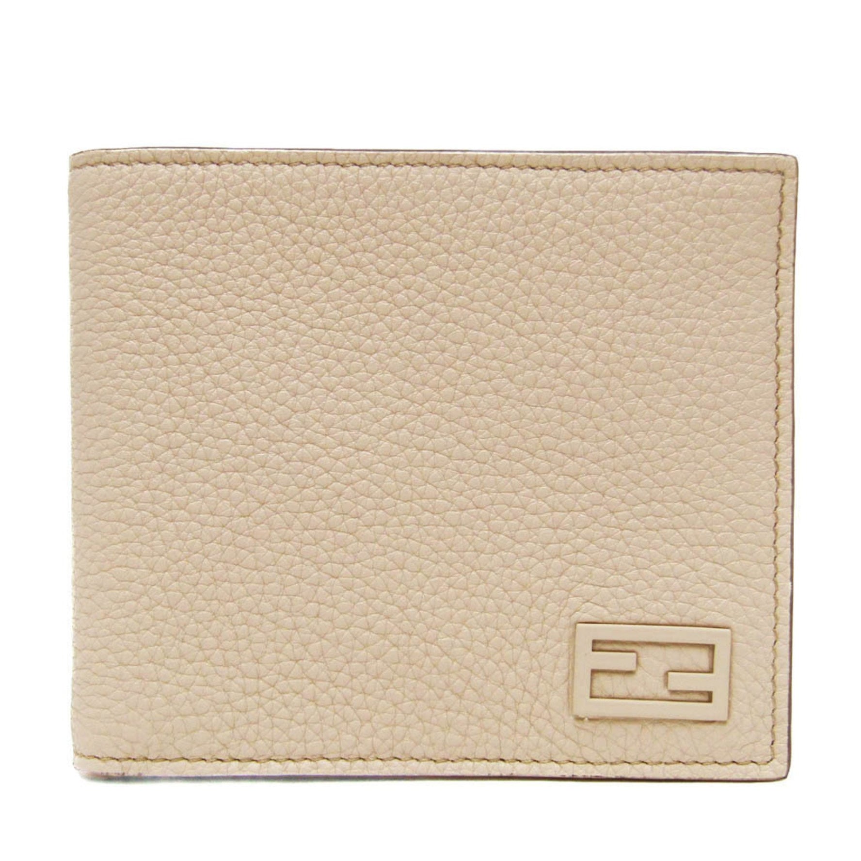 Fendi Women,Men Leather Bill Wallet (bi-fold) Light Blue Gray,Light Gray