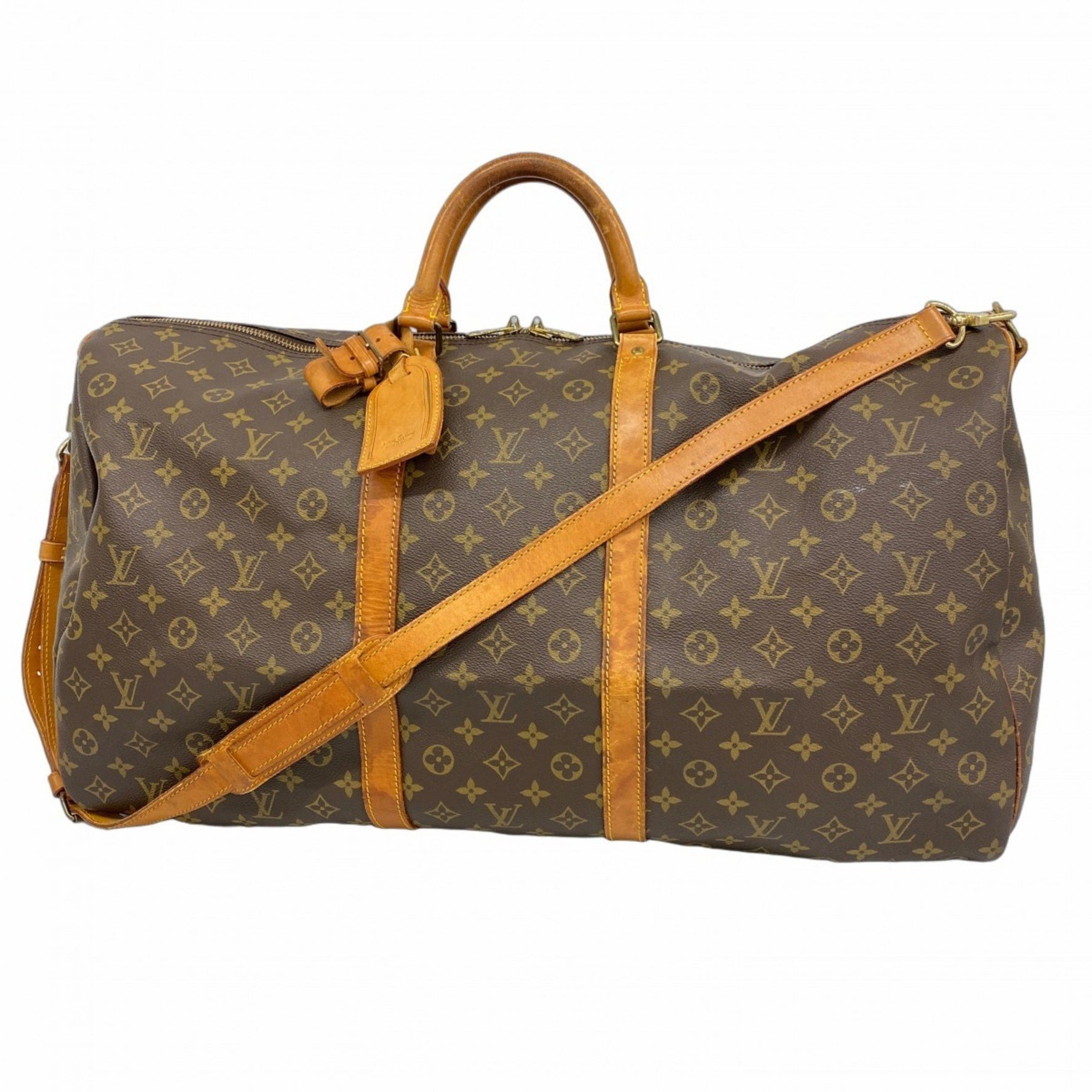 Louis Vuitton Monogram Keepall Bandouliere 60 Boston Bag Men's and