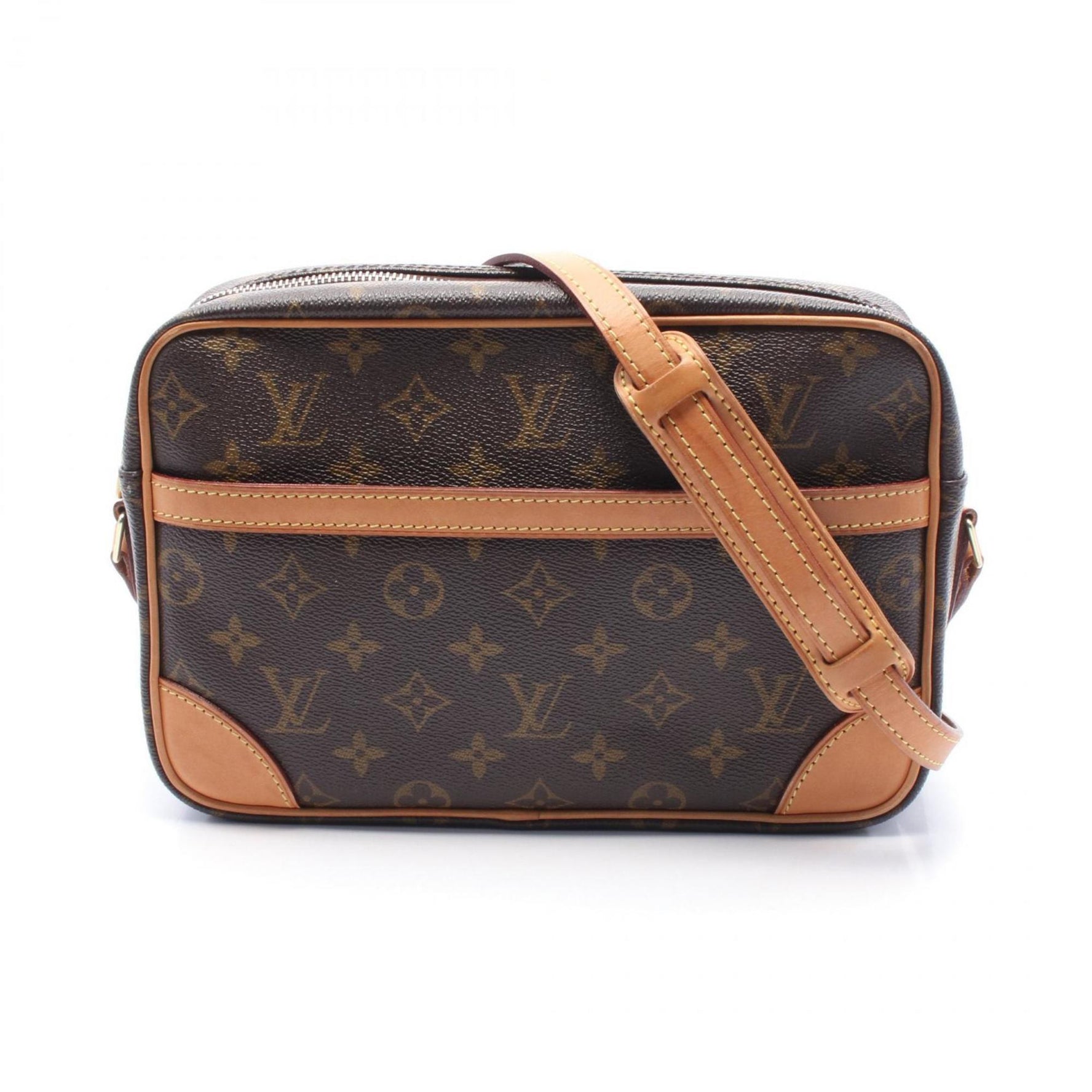 Louis Vuitton Trocadero 27 Shoulder Bag Coated Canvas Leather Monogram