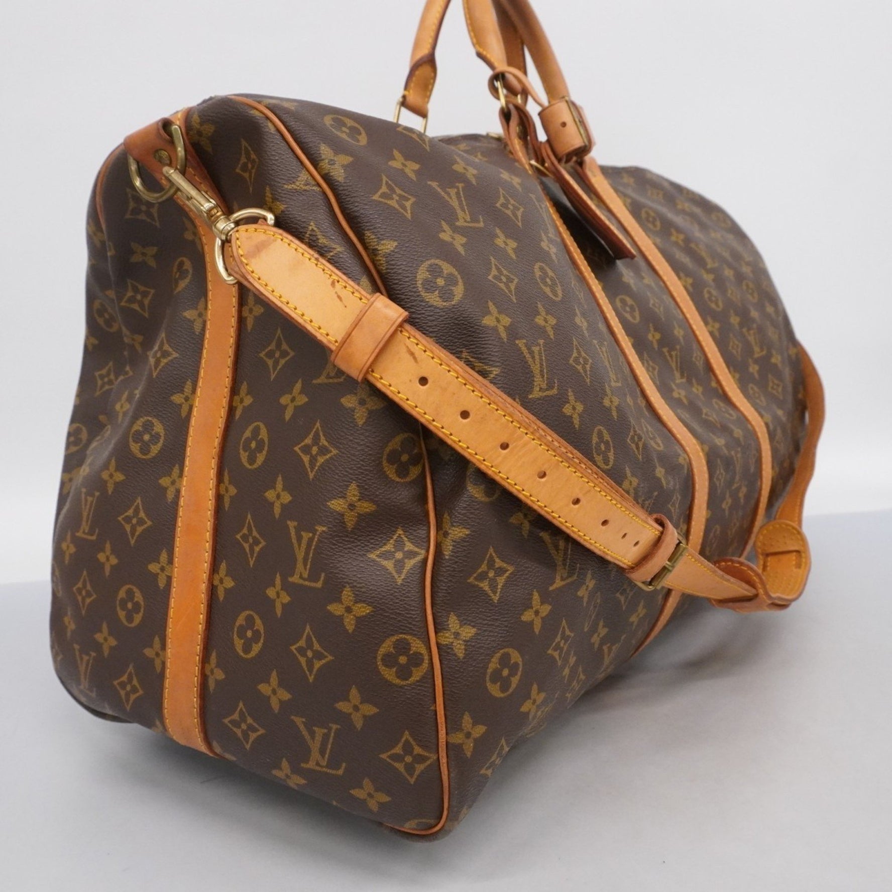 Louis Vuitton Monogram Keepall Bandouliere 60 Boston Bag Men's and