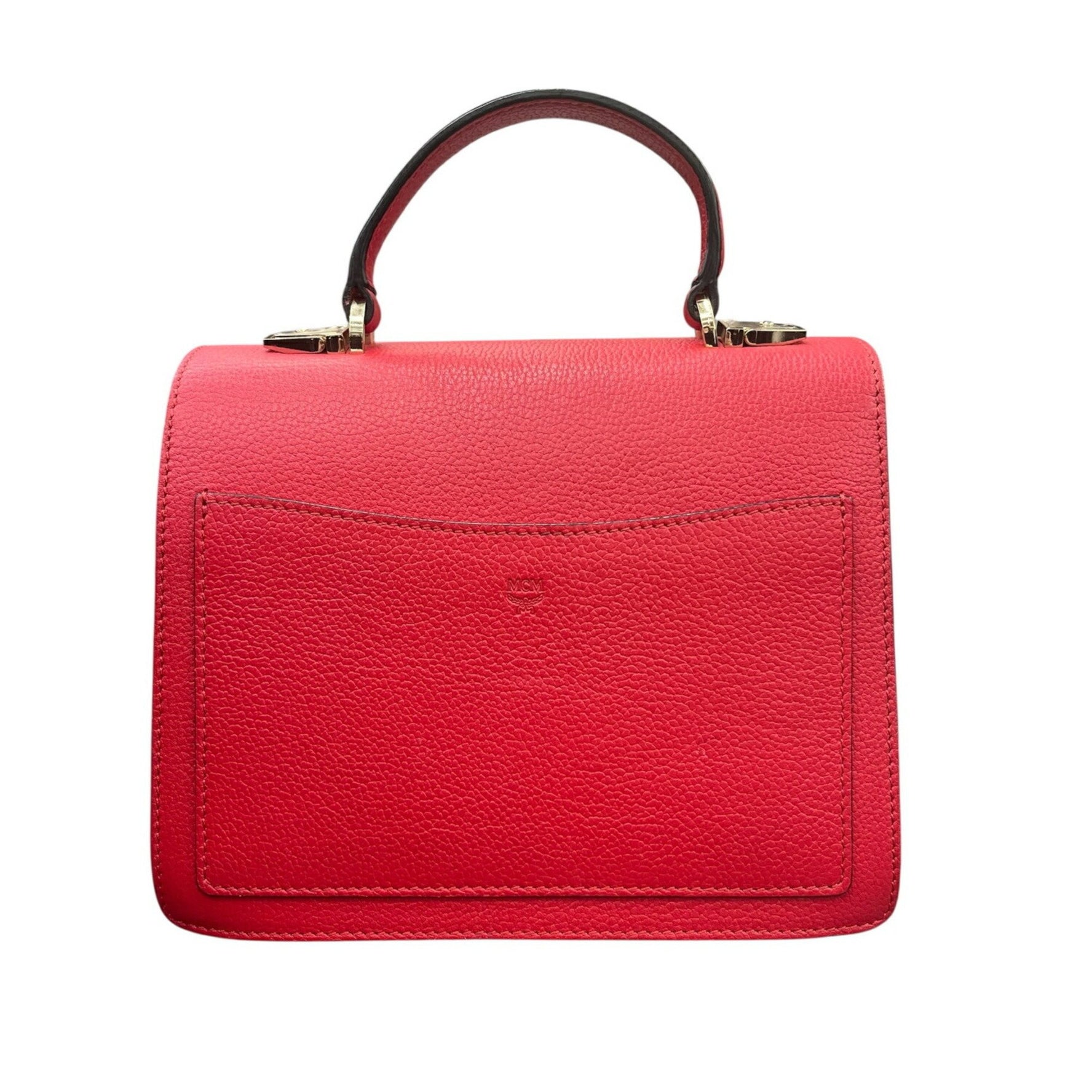 MCM Tracy handbag/shoulder bag in red and ivory