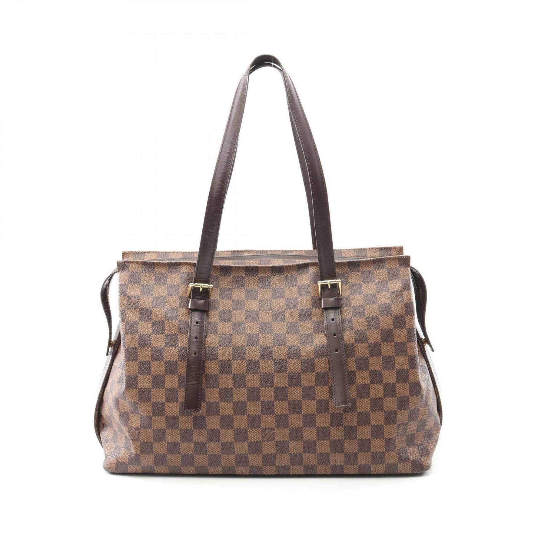 Louis Vuitton Chelsea Tote Bag, Coated Canvas, Leather, Damier