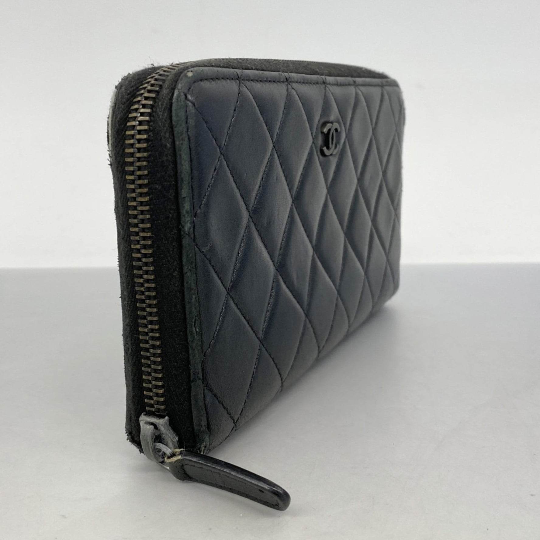Chanel Matelasse Long Wallet, Lambskin