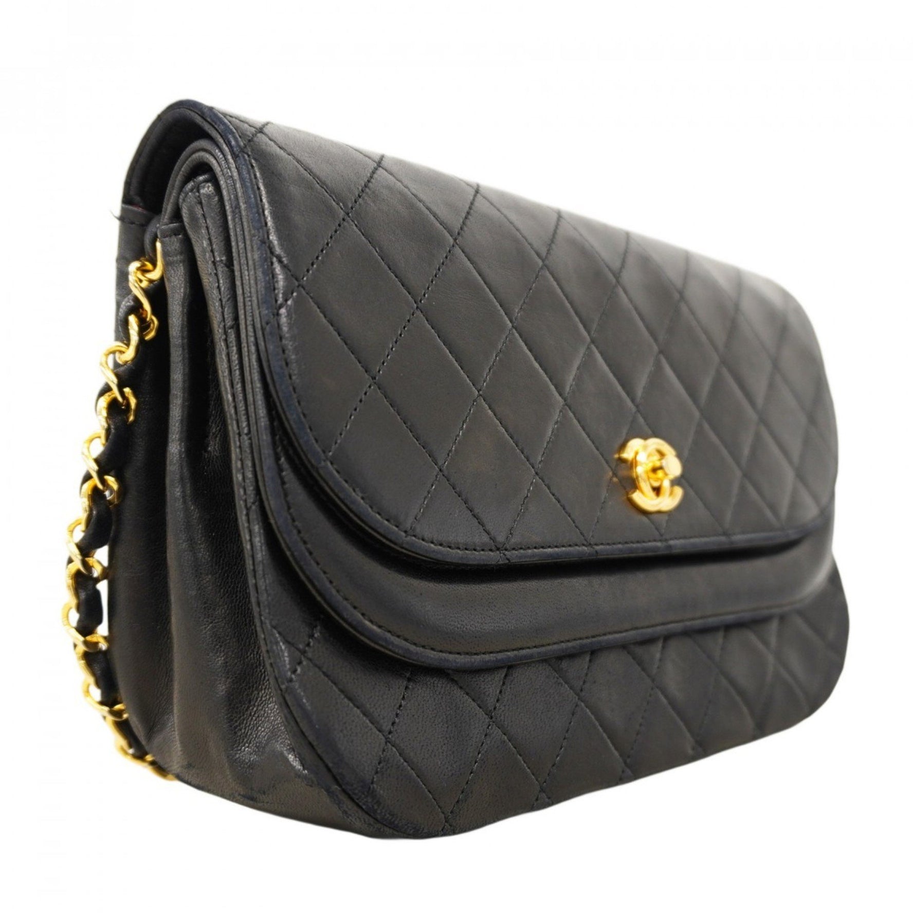 Chanel Matelasse Shoulder Bag with Chain Bag, Lambskin