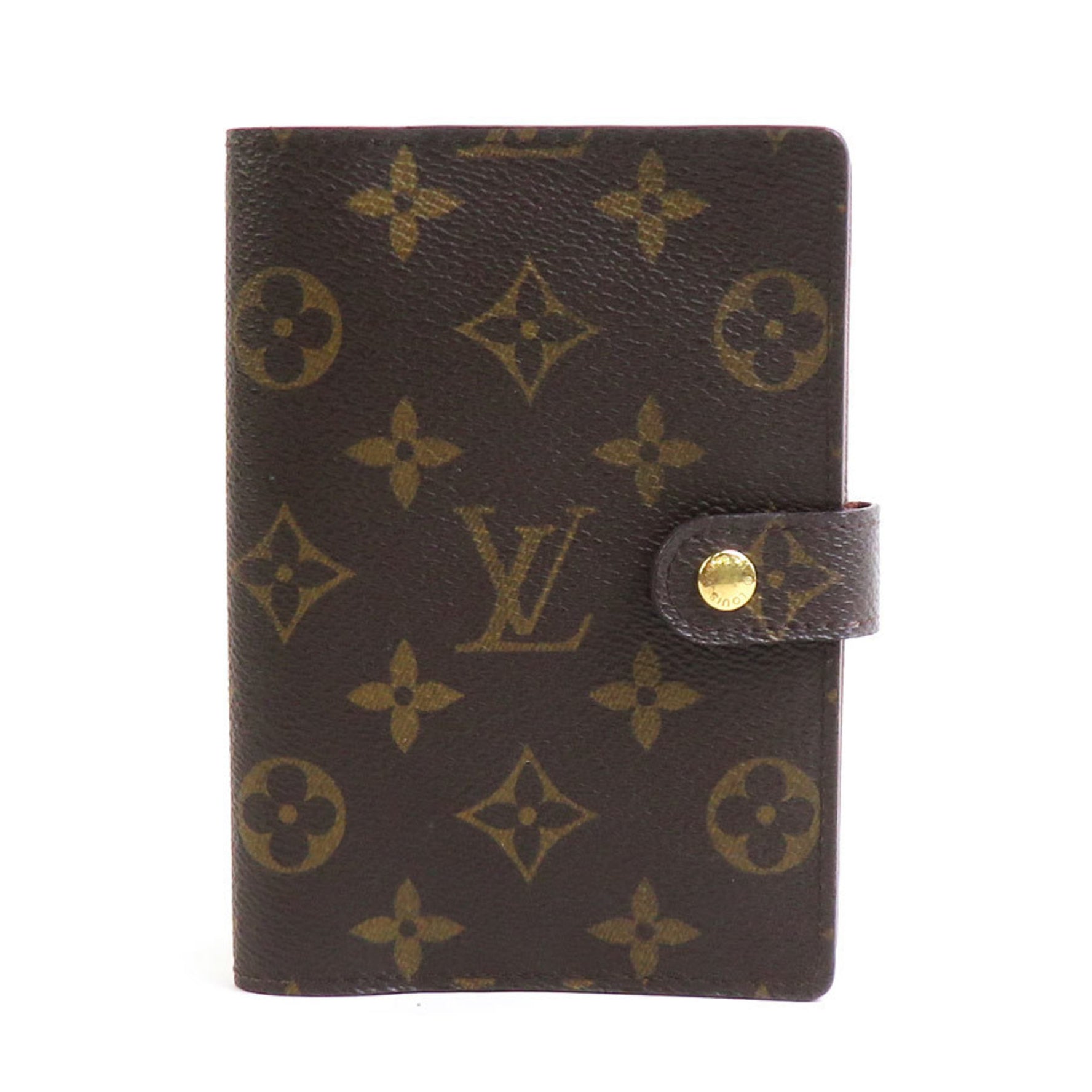 Louis Vuitton Notebook Cover Monogram Agenda PM Canvas Gold Men's
