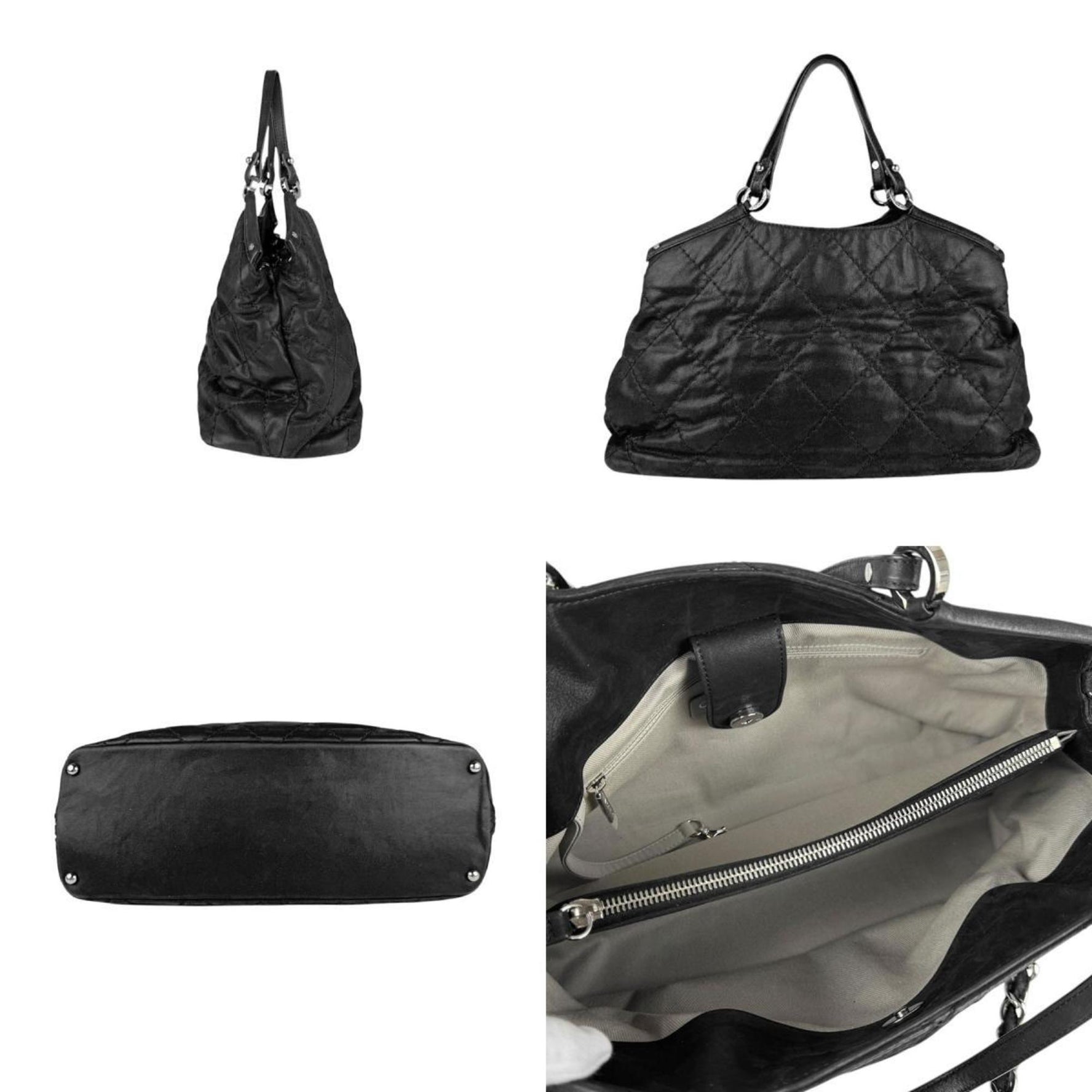 CHANEL Handbag Shoulder Bag Nubuck