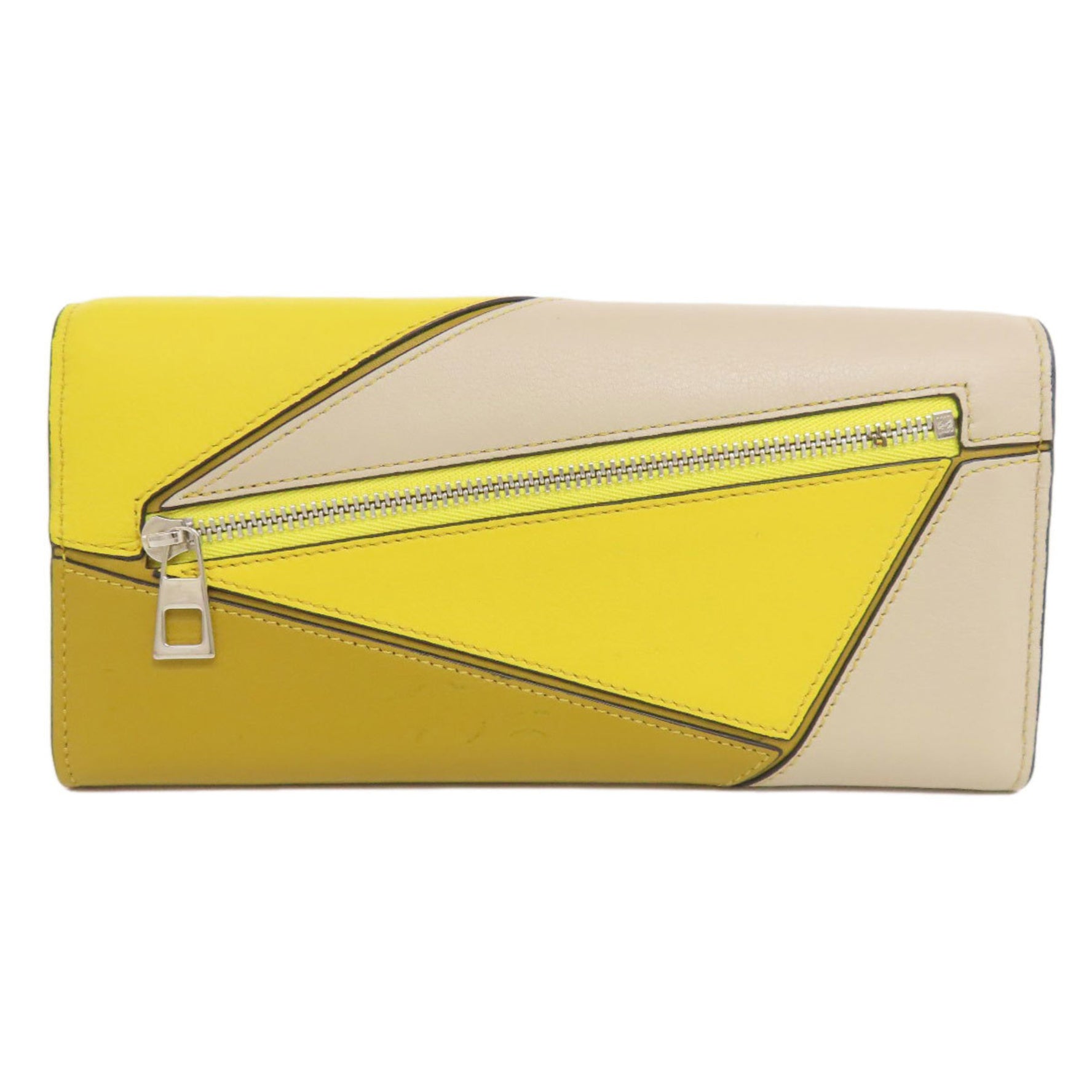 LOEWE Puzzle Long Wallet Calf Leather