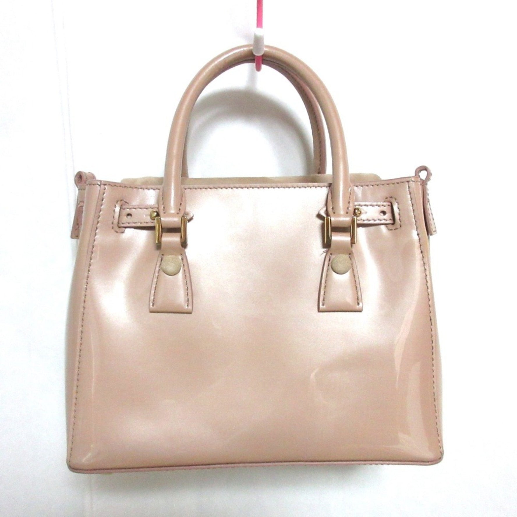 Maison Margiela 11 5AC 2WAY Handbag Shoulder Bag S56WD0072 Pink Beige Women's