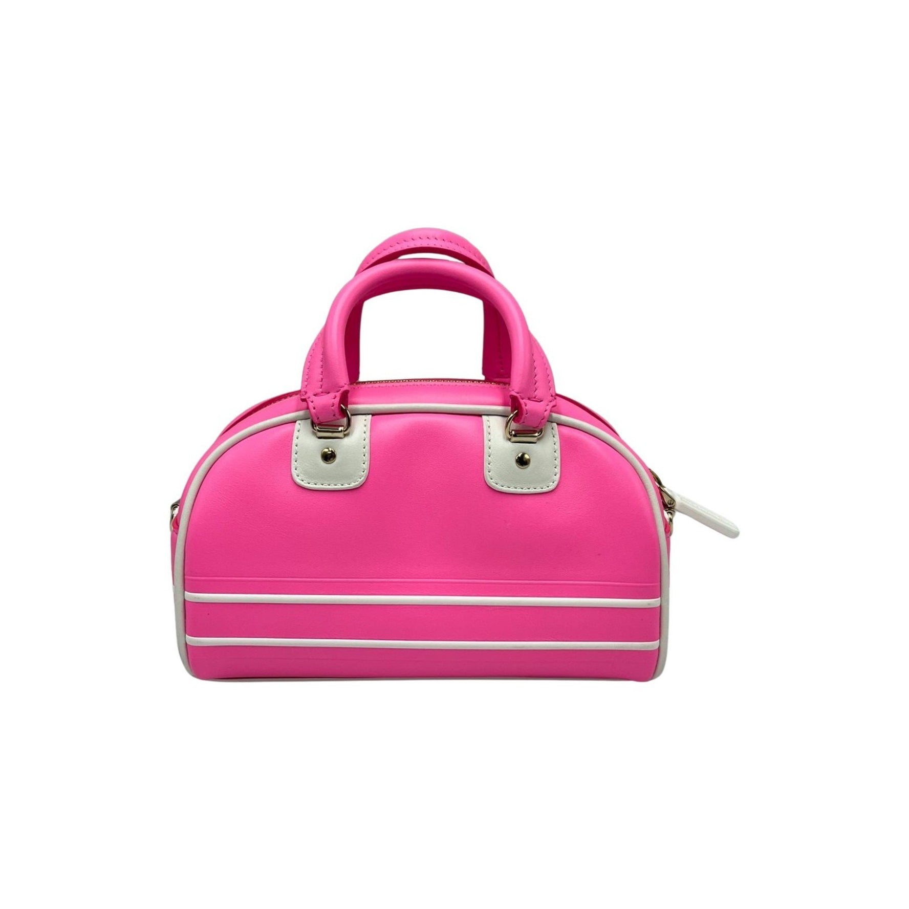 Christian Dior Vibe Mini Bowling Bag in Leather